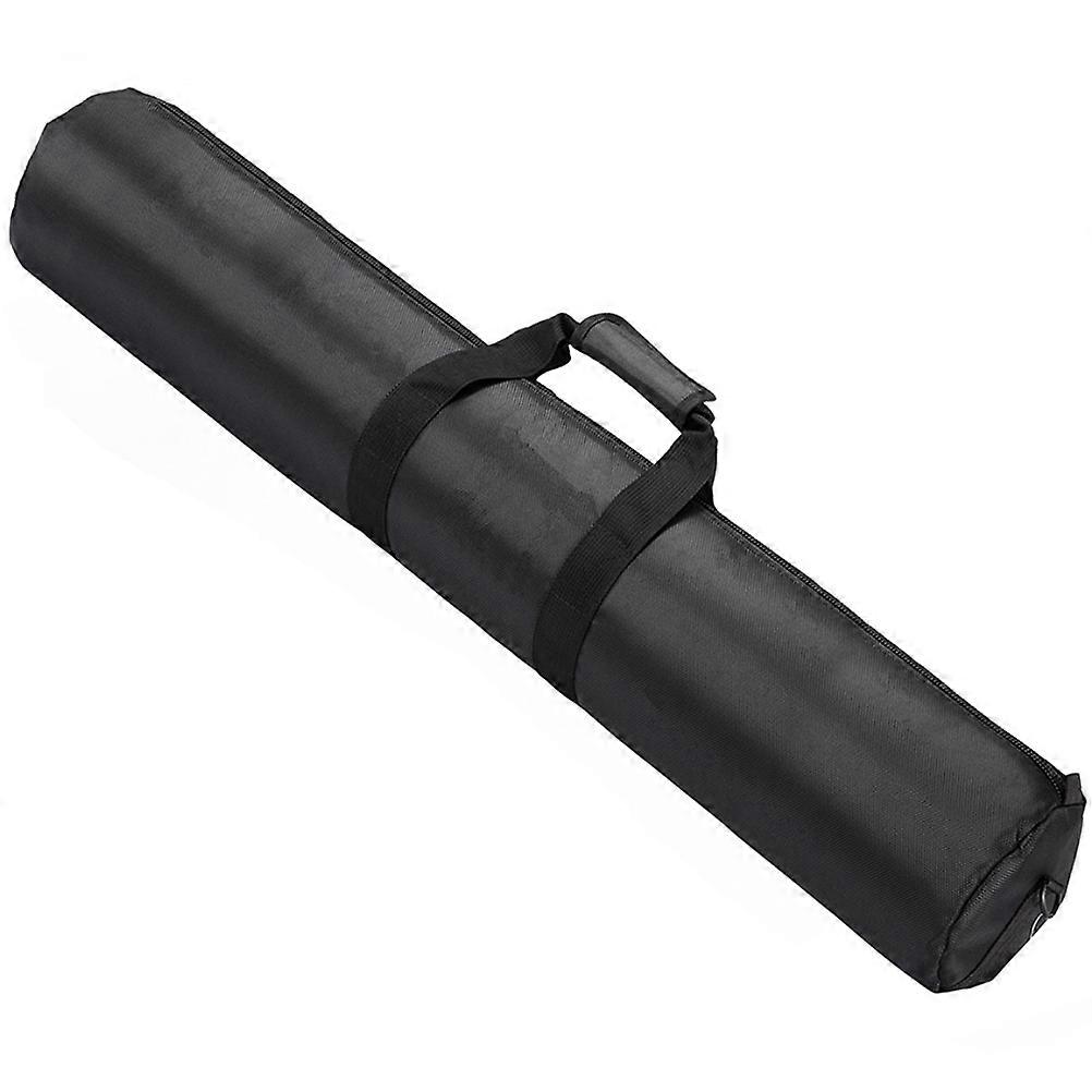Padded Tripod Bag Thickening Padded Tripods Light Stand Carry Case For Travel Photography Flocking Material Black 13X65CM 1Pack