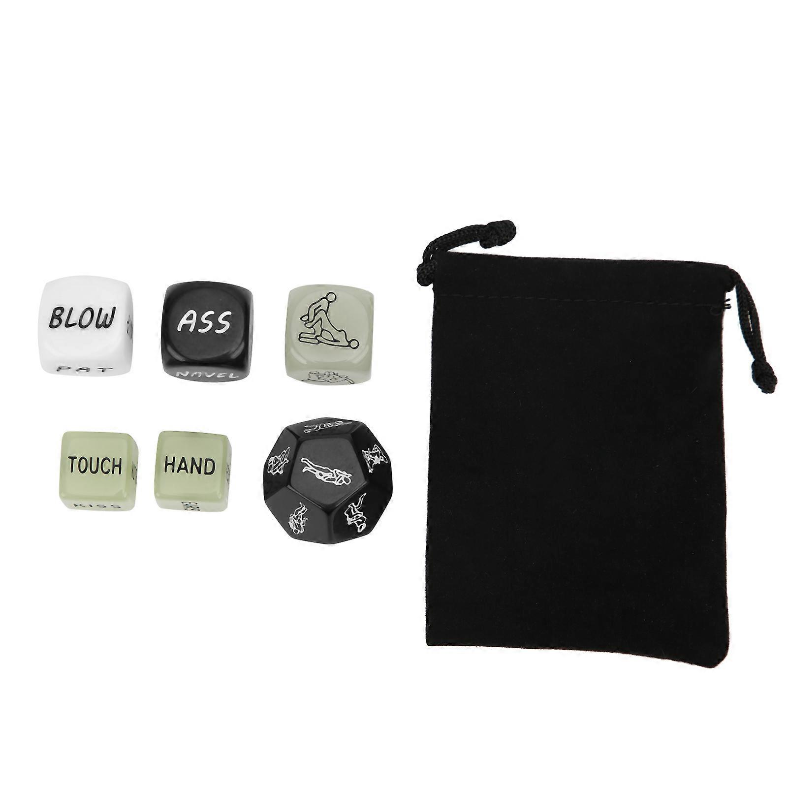 Acrylic Lover Sexual Multiple Pose Dice Game Toy for Couple Valentine's Day Bachelor Party