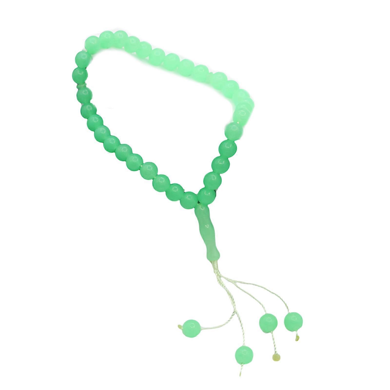 33 Glows In The Dark Luminous Bead Bracelet Long Time Use 8 Hour Glows for Nighttime Event and Outdoor Activity