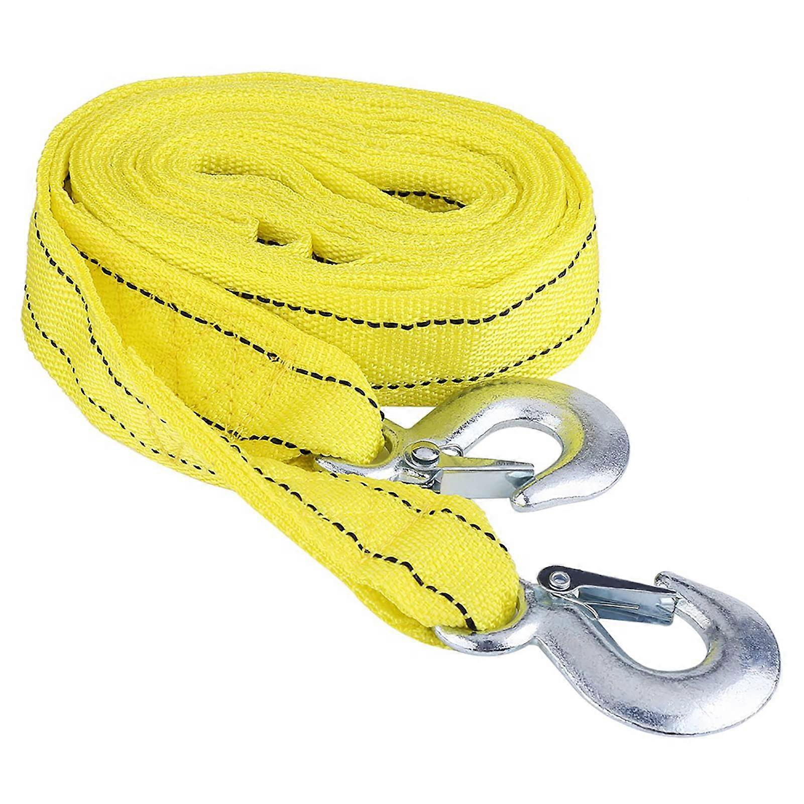 Tow Strap Heavy-Duty 20,000 lbs Capacity 30 Ft Towing Rope for Trucks, SUVs, and Cars with Durable Polyester Material