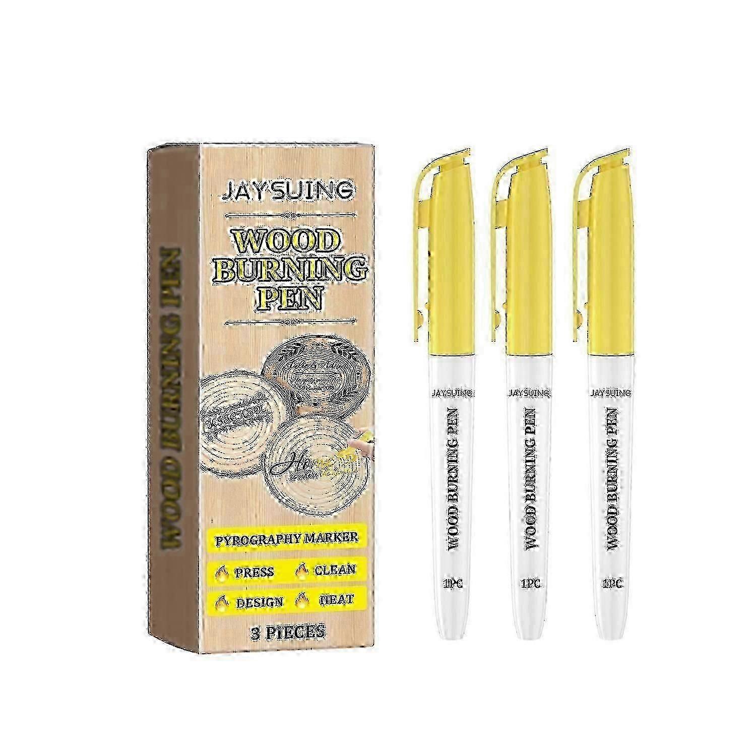 杰数 烙印记号笔 木印艺术 效果 交记 钢笔艺术 手工DIY木 烙印笔