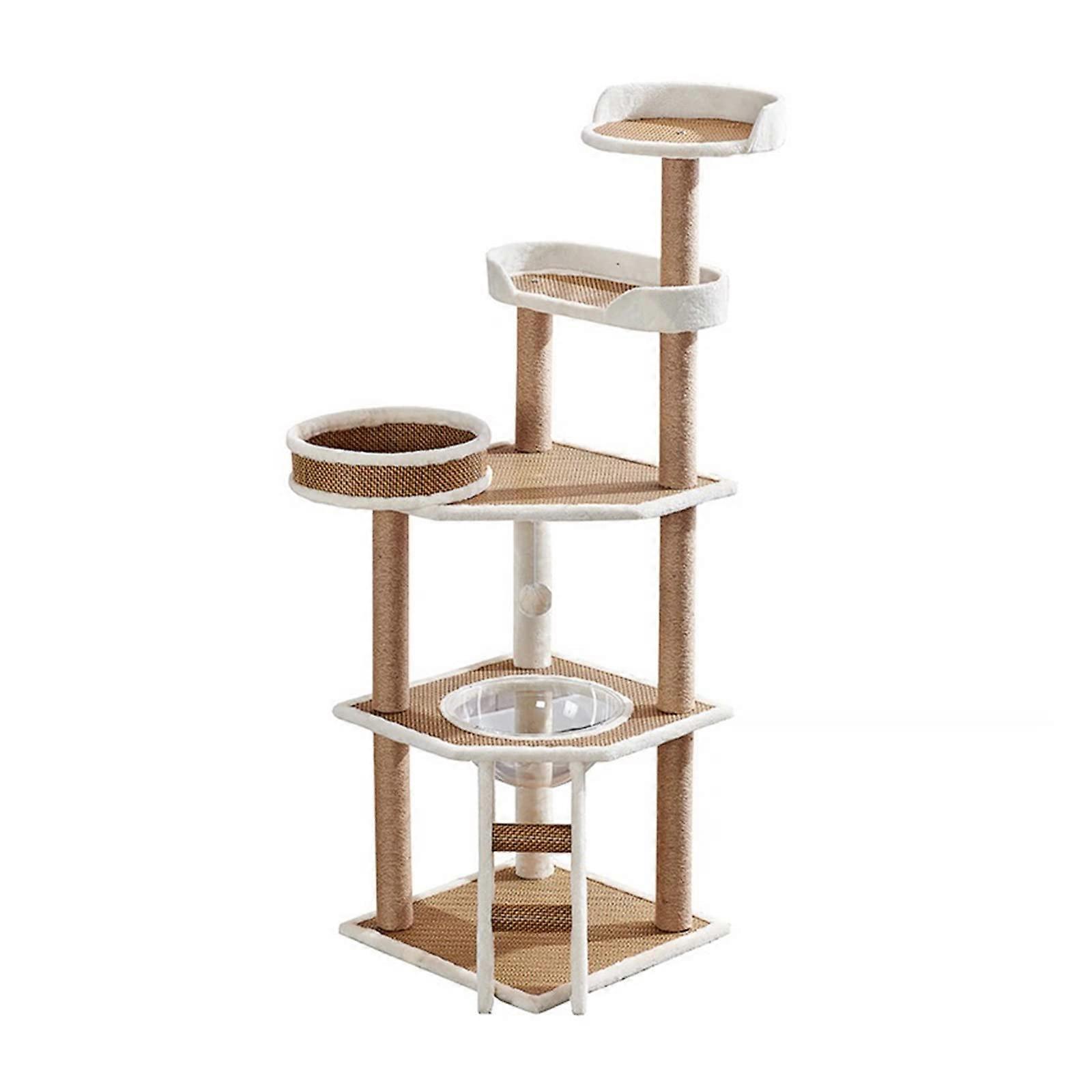 Cat Tree Scratching Posts for Home Cats, Cat Climbing Frame Cat Scratching Post Cat Scratching Post for Home Cats Cat House