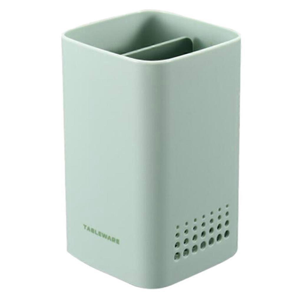 Wall-Mounted Chopstick Cage Simple Design PP Material 15X10CM Water Drainage For Kitchen Use 1Pcs