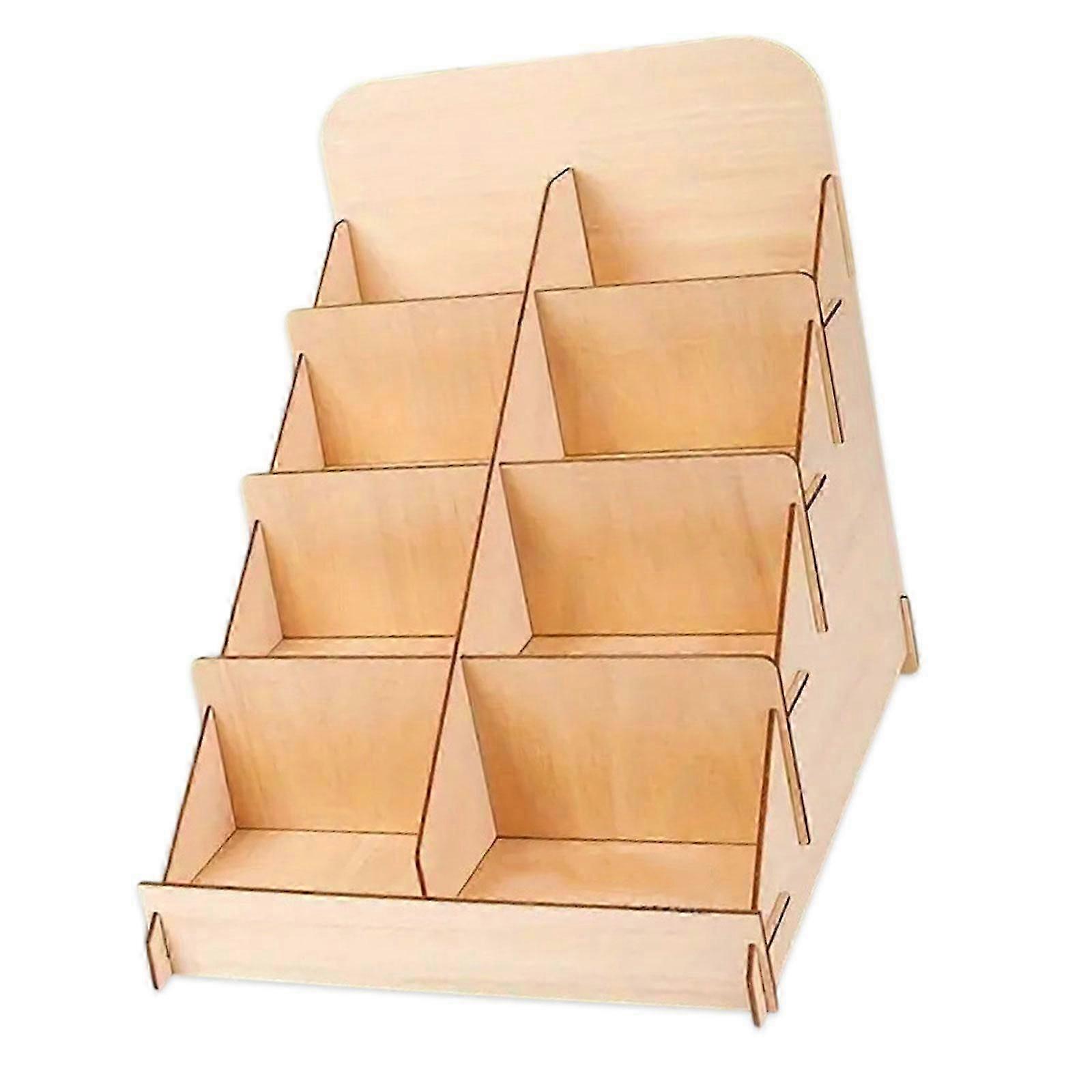 Kort Display Rack Benkeplate Multipurpose Bord Gratulasjonskort Display Stativ