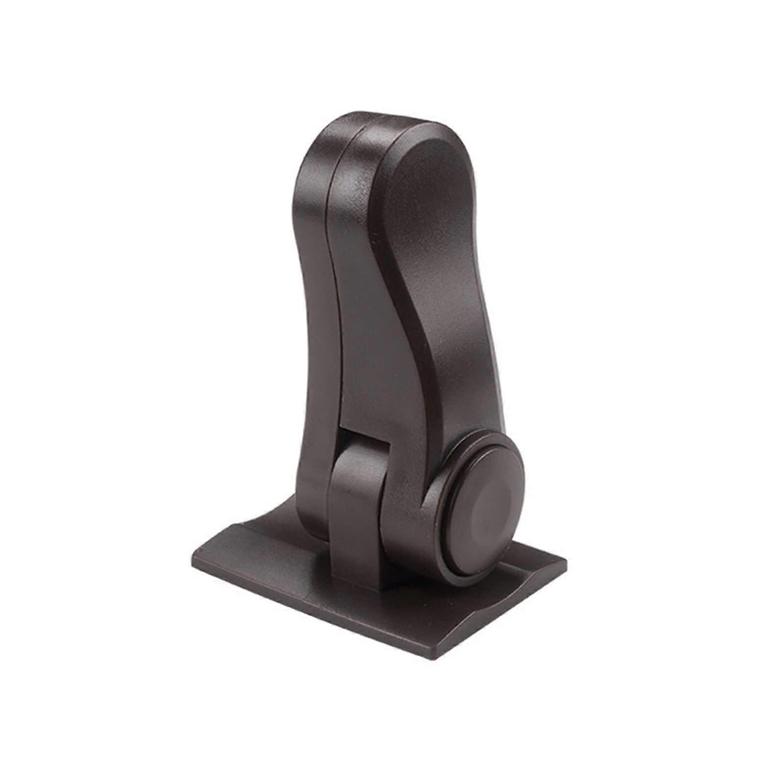 Türschloss with Brown Möbelgriffe, Türstopper & Kinderschutzvorrichtung for Türschrank, 1 Piece