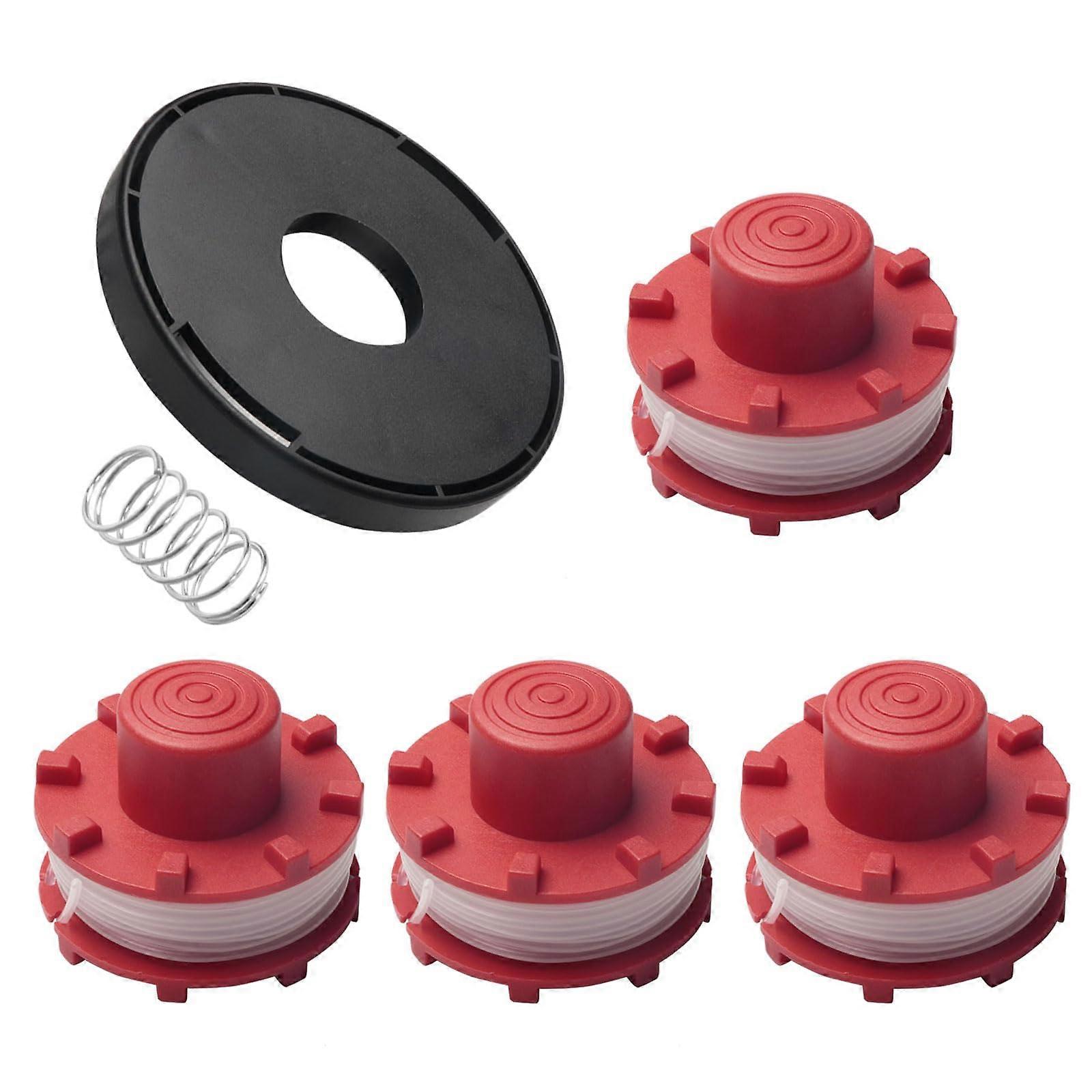 3405096 Replacement Thread Spool for Einhell GE-CT 36/30Li E, Includes 4 Spools, 1 Trimmer Cover, Grass Trimmer Accessories
