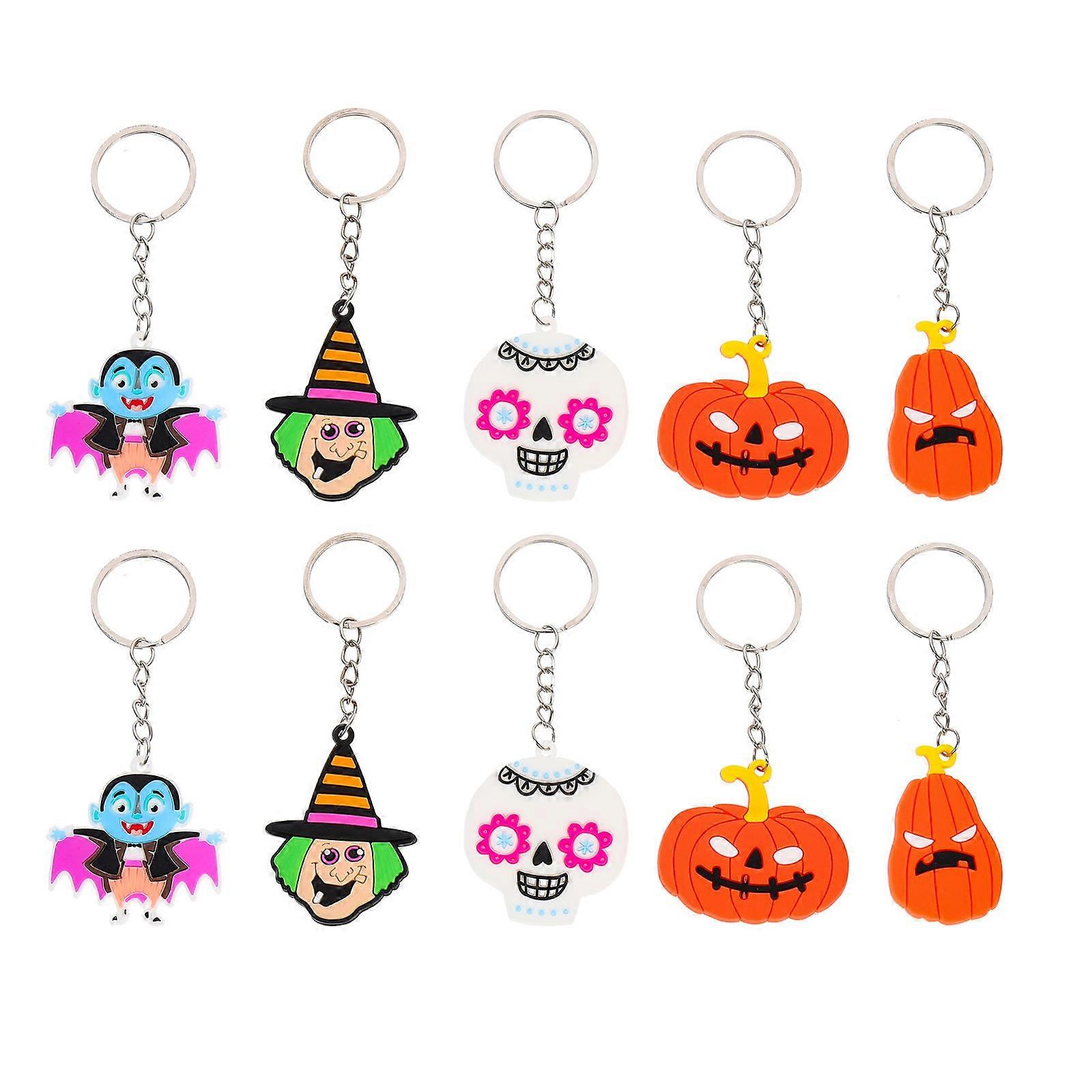 Here's a refined and engaging product description for your **10pcs Halloween Festival Keychains**:
π **10pcs Halloween Festival Keychains Mixed