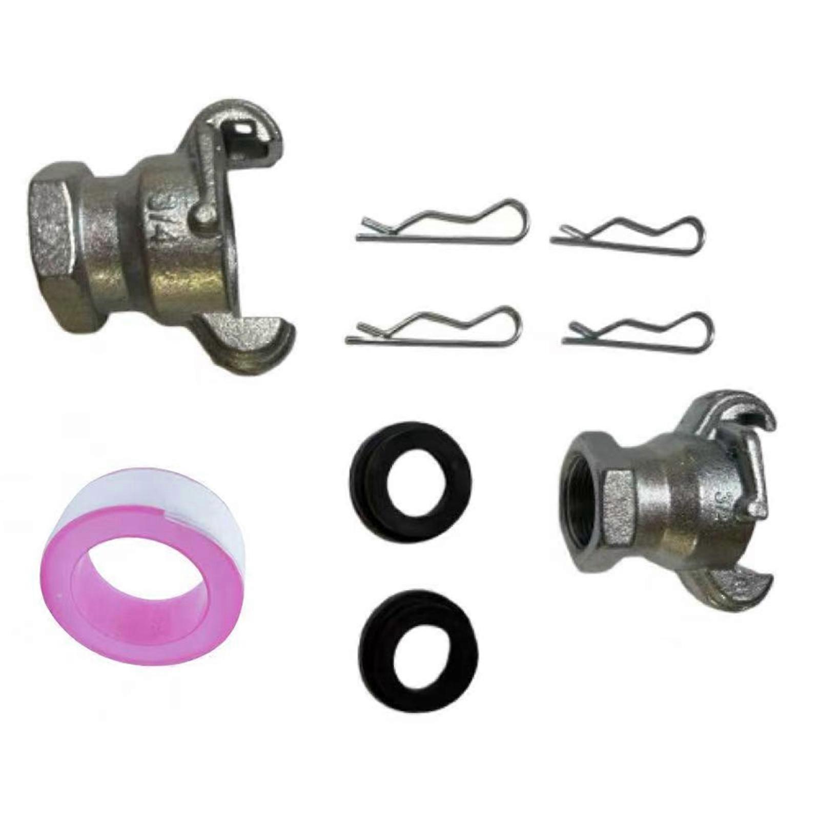 Upgrades Air Compressor Fitting Set 3/4 Inch Female Connector With Quick Disconnect Coupler for Industrial Multicolor