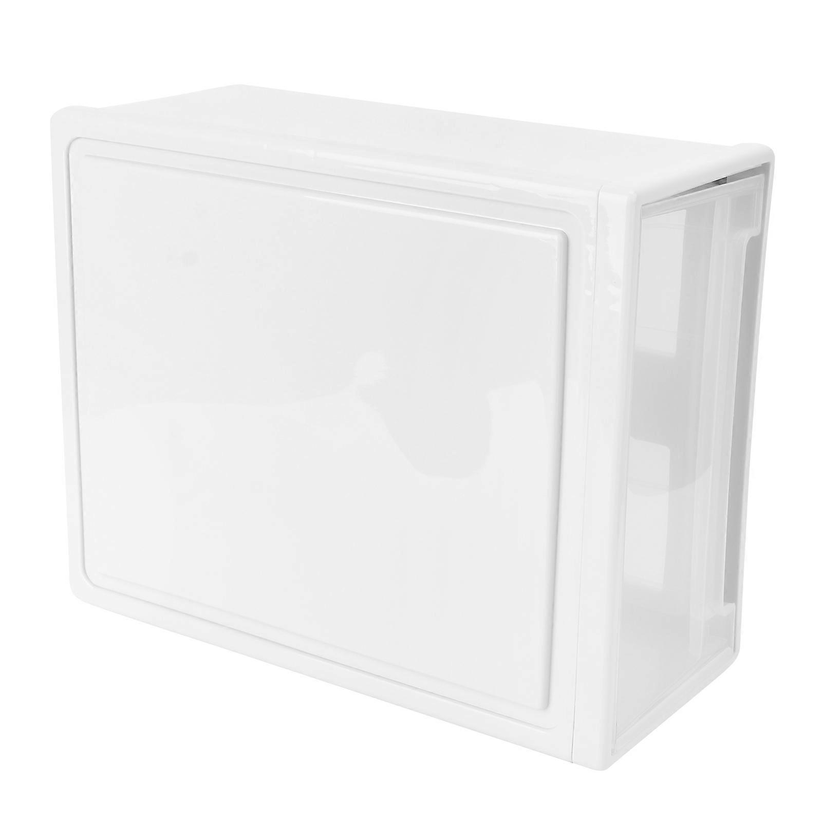 Pull-Out Storage Box Large Capacity Clothes Container Home Organization Silver Grey 30.7X24.5CM Sealing 1Pc