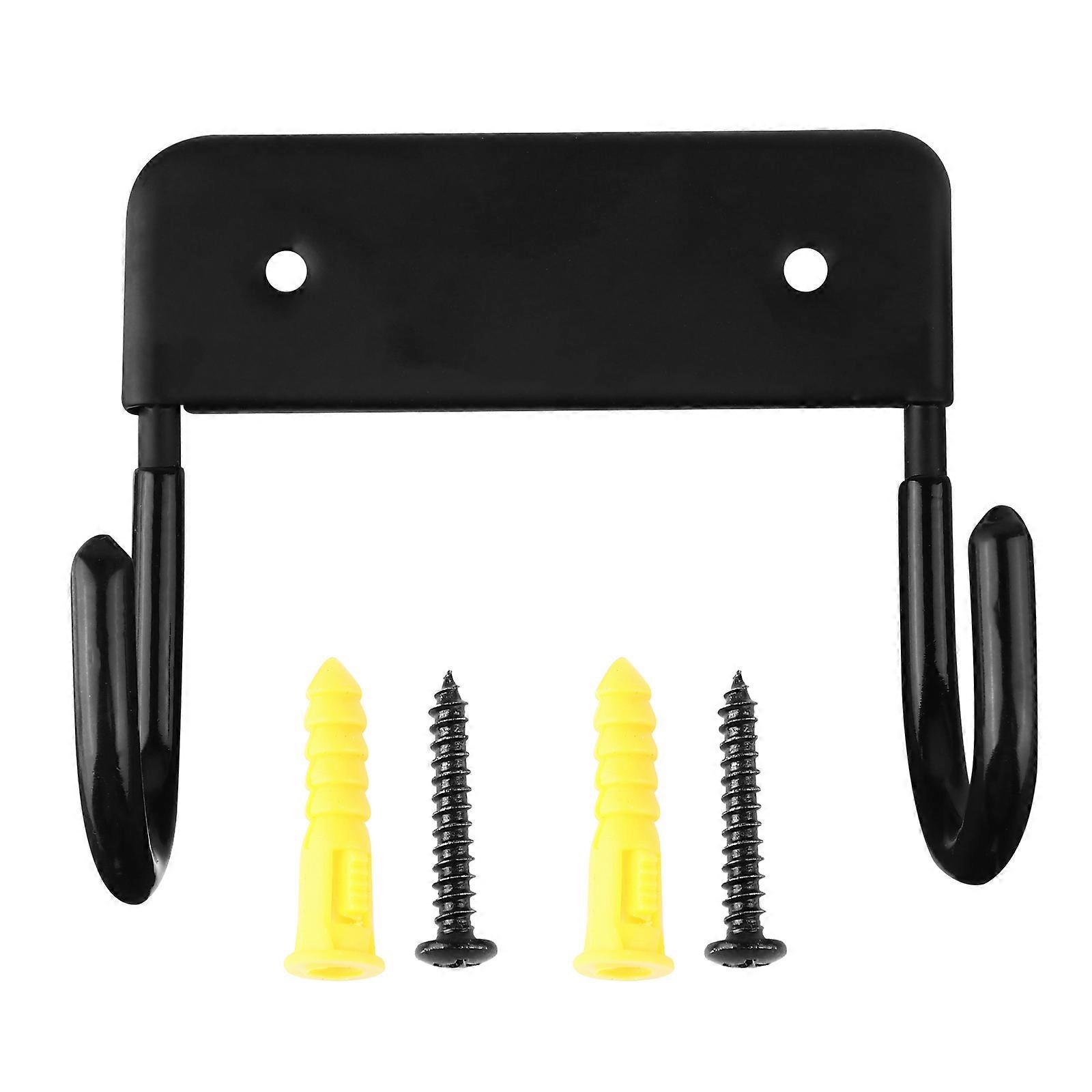 Wall Mount Ironing Board Holder Black Iron Storage Rack Space Saving Vertical Hanger With Thickened Hooks For Laundry Organization
↓
**Space
