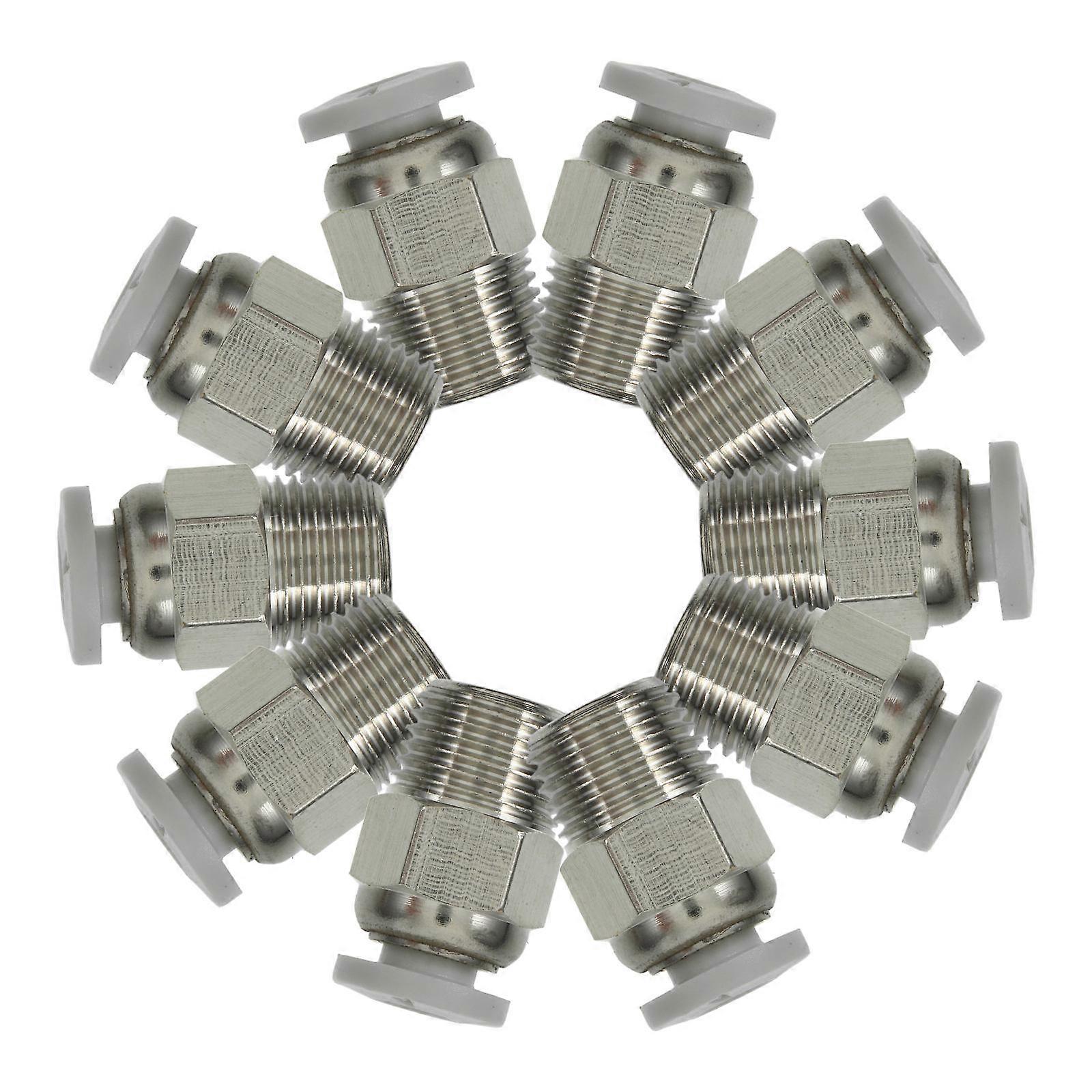 Straight Pneumatic Connector 3D Printer Accessories 3D Printer Users Automatic Locking 10Pcs