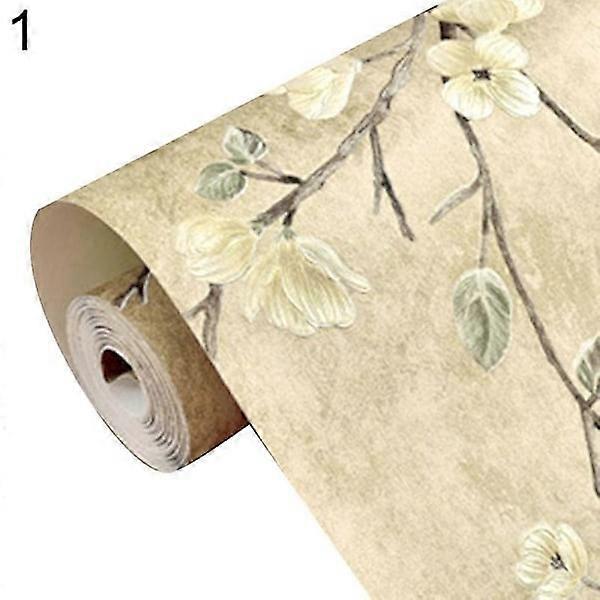Plum Blossom Wall Decor Self-Adhesive Removable Wallpaper Home Decoration JIKAIX 1 1