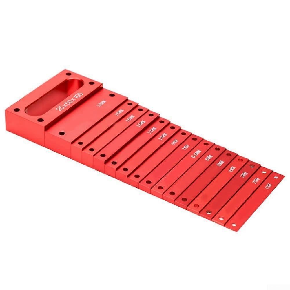Height measuring block for woodworking, designed for precision and long service life.