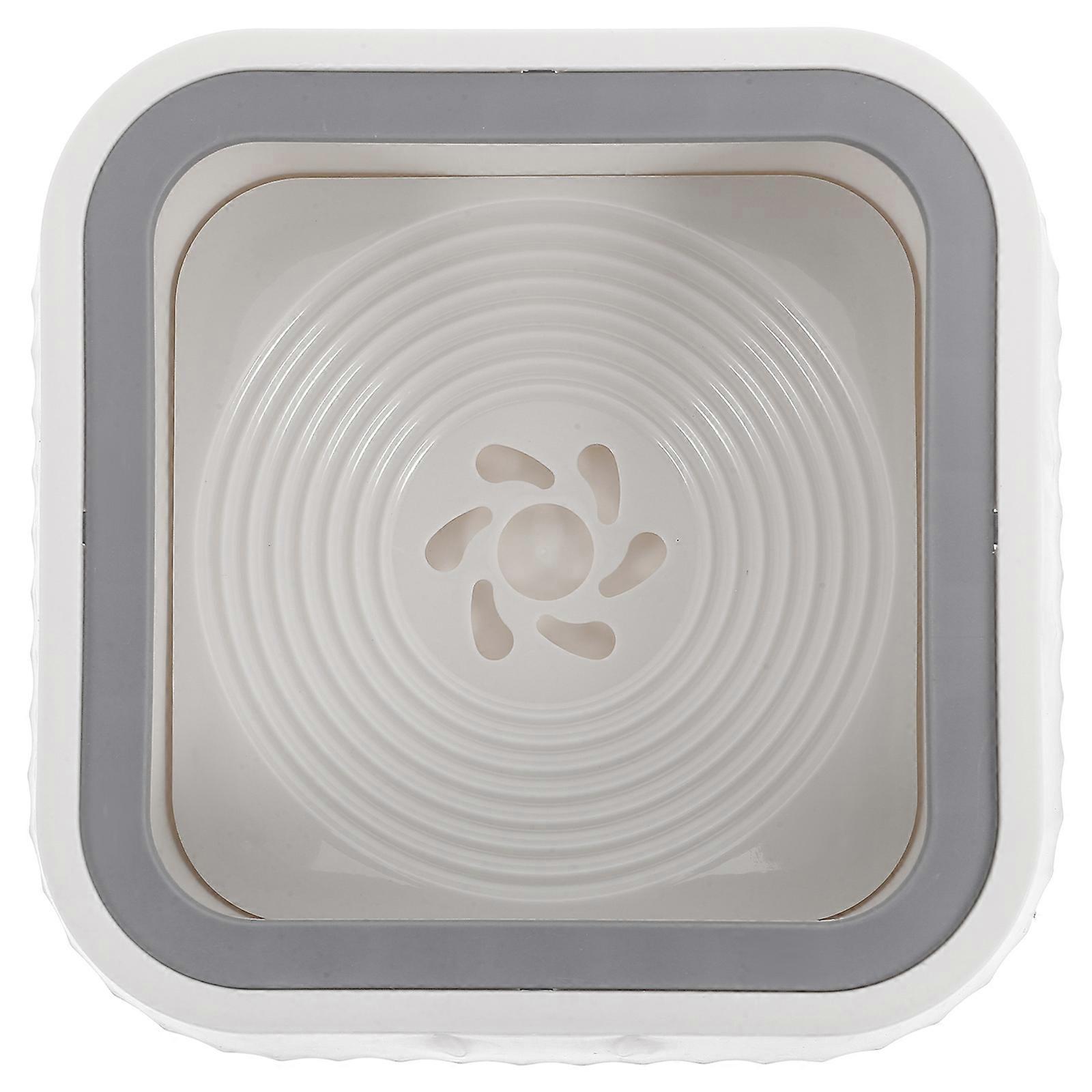 White ABS Anti-spill Pet Water Bowl for Cat and Dog Use with Floating Mechanism 7.5 inch