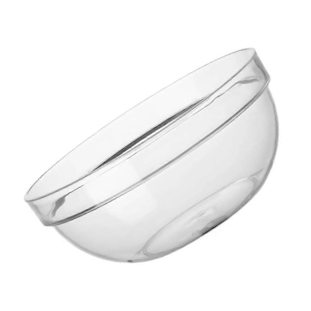 Serving Salad Bowl Clear Multi-Use Large Capacity Simple Design Kitchenware Snacking 1Set