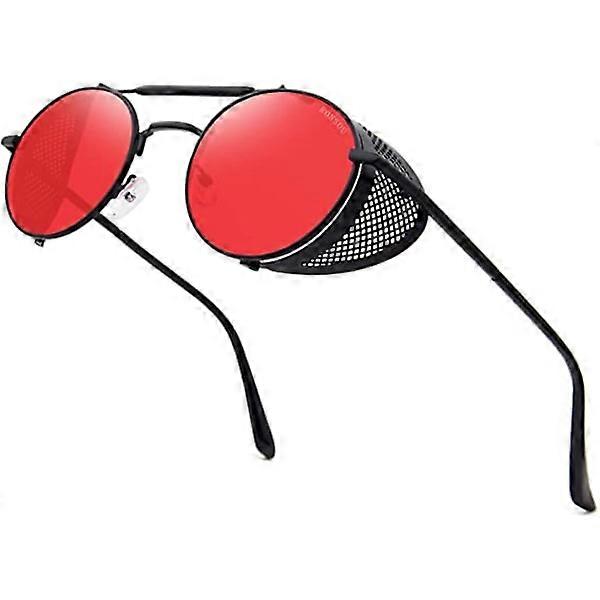 Tyyli Pyöreät Vintage Polarisoidut Aurinkolasit Retro Lasit Protectio