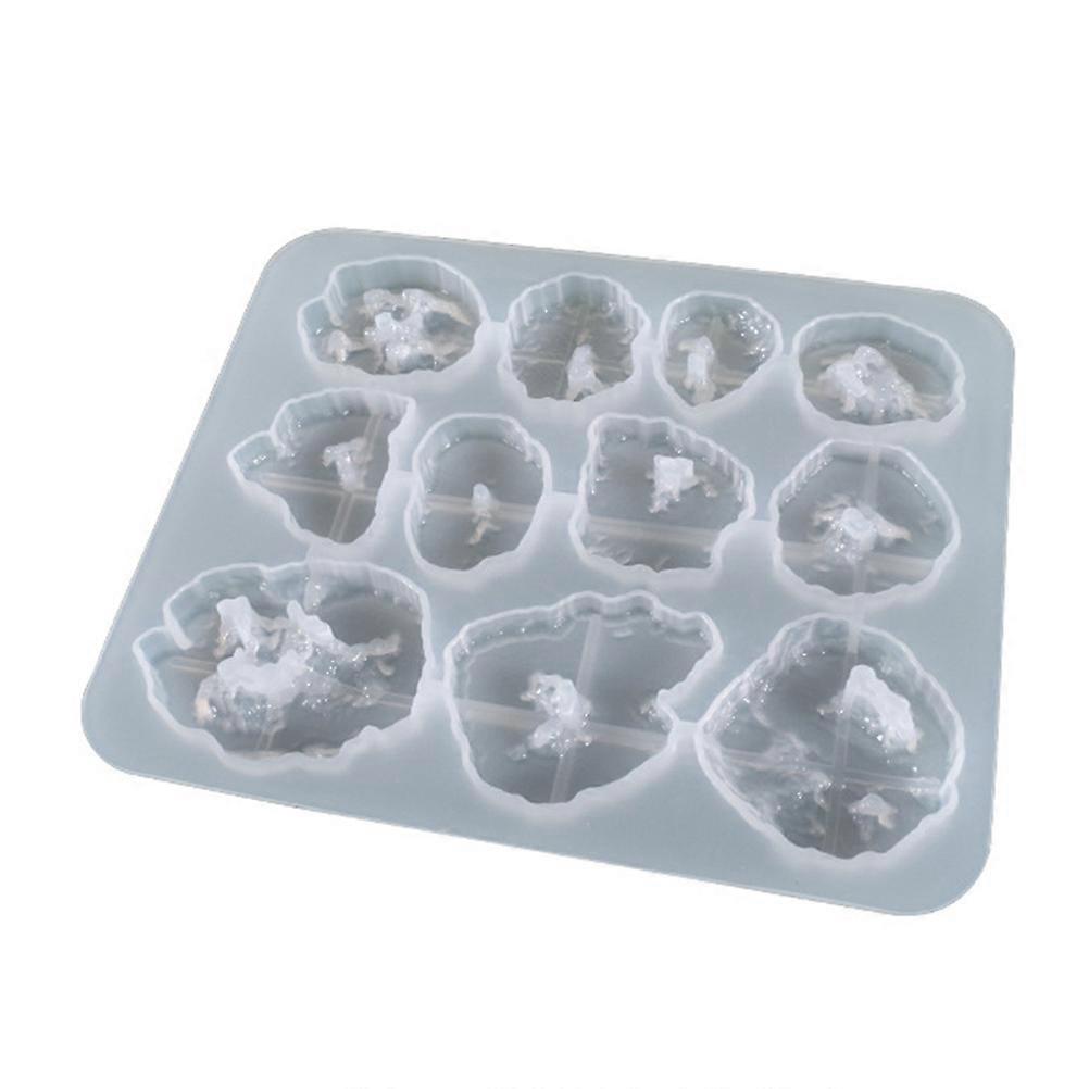 DIY Ornament Silicone Mold for Crystal Stone Pendants   Irregular Gemstone Casting Mould with Safe Silicone Material for Crafts and Handmade Art