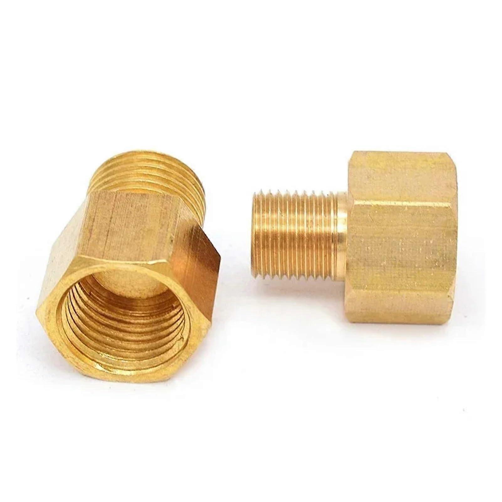 Hex socket coupling adapters, 1/8 to 1/2 inch, internal to external thread (M02F03)