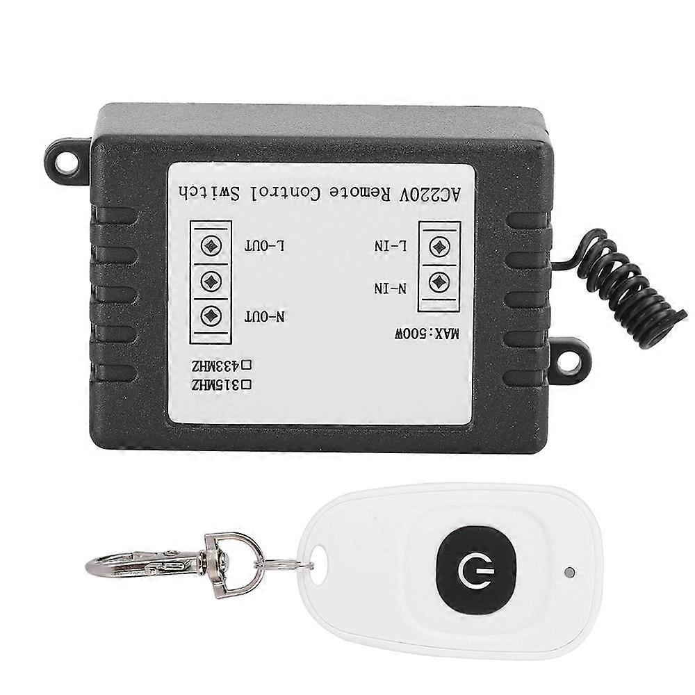 Miniature Wireless Remote Control Switch for Home Power Lights and Electrical Appliances