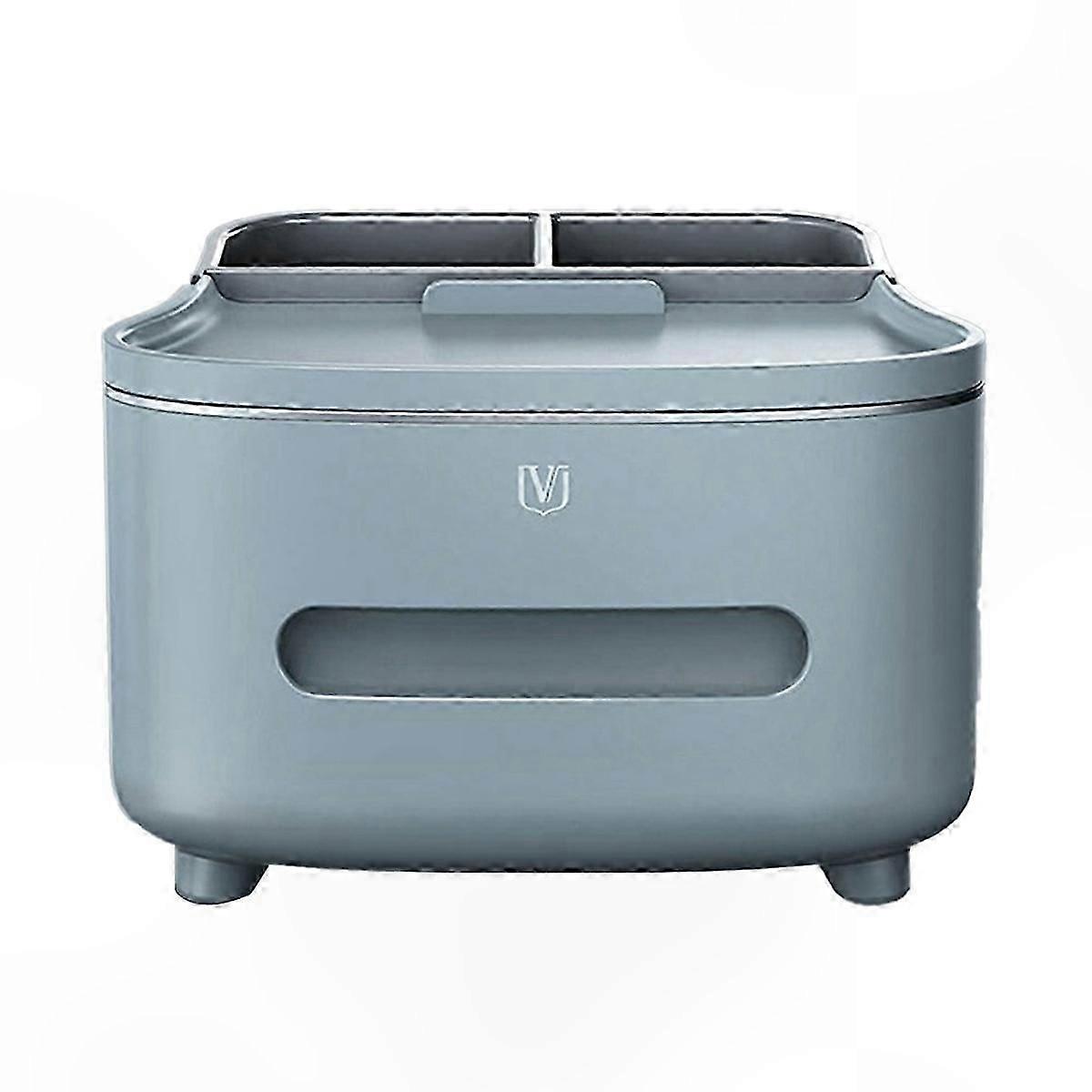 Blue Multi-Functional Tissue Box Holder for Home Use