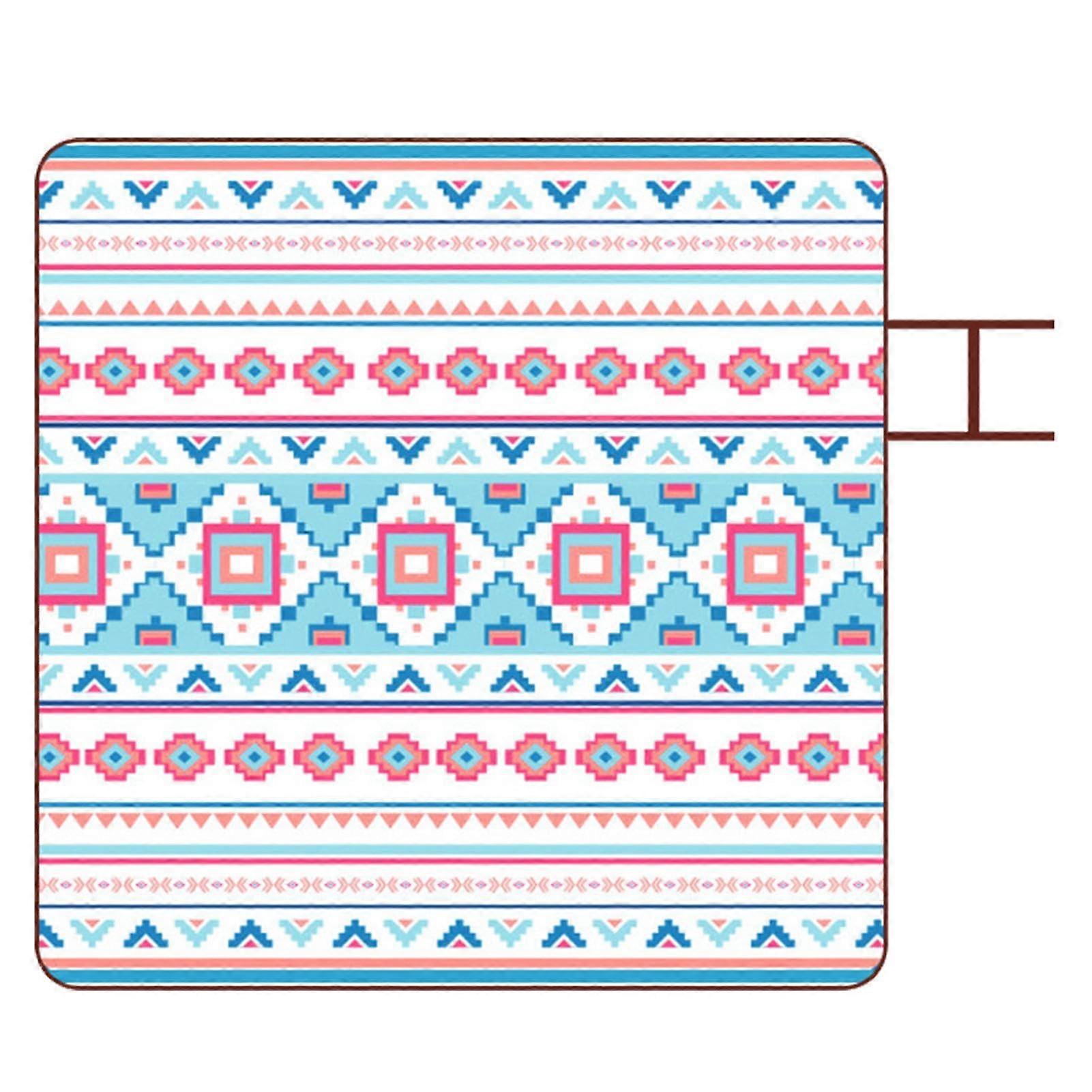 Boho Picnic Blanket, Sandproof, Foldable Washable, Beach Mat with Storage Bag