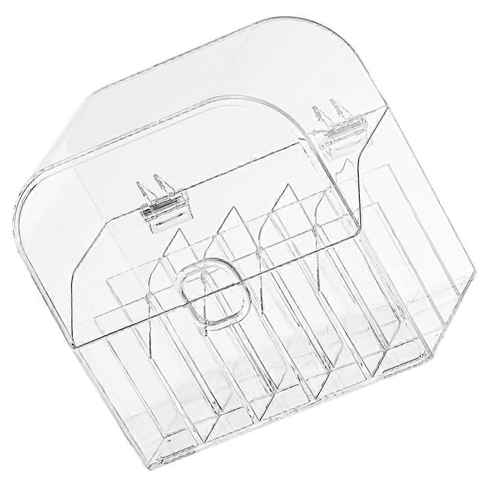 Cosmetics Organizer Rectangular Simple Storage Shelf Suitable For Dressing Table 5.8x5.7x3.1in Large Capacity 1Pc