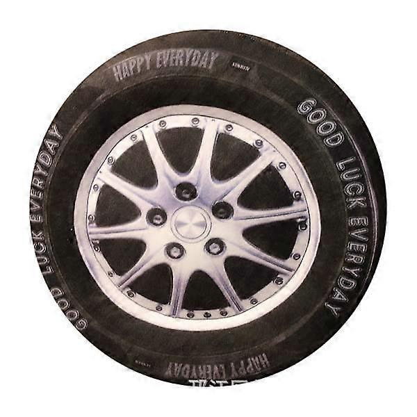 3D Simulation Steering Wheel Pillow, Soft Car Tire Cushion Steering Wheel Toy Outdoor Cushion