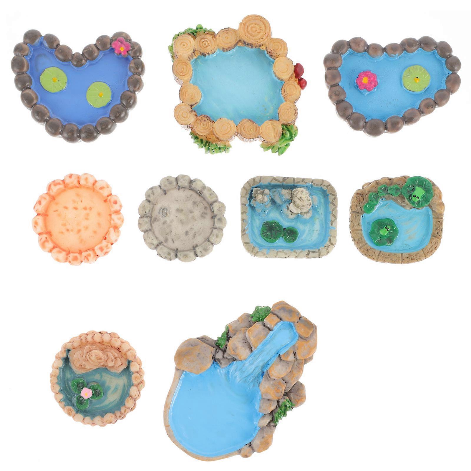 Mini Water Decor Items for Enhancing Natural Atmosphere Indoors