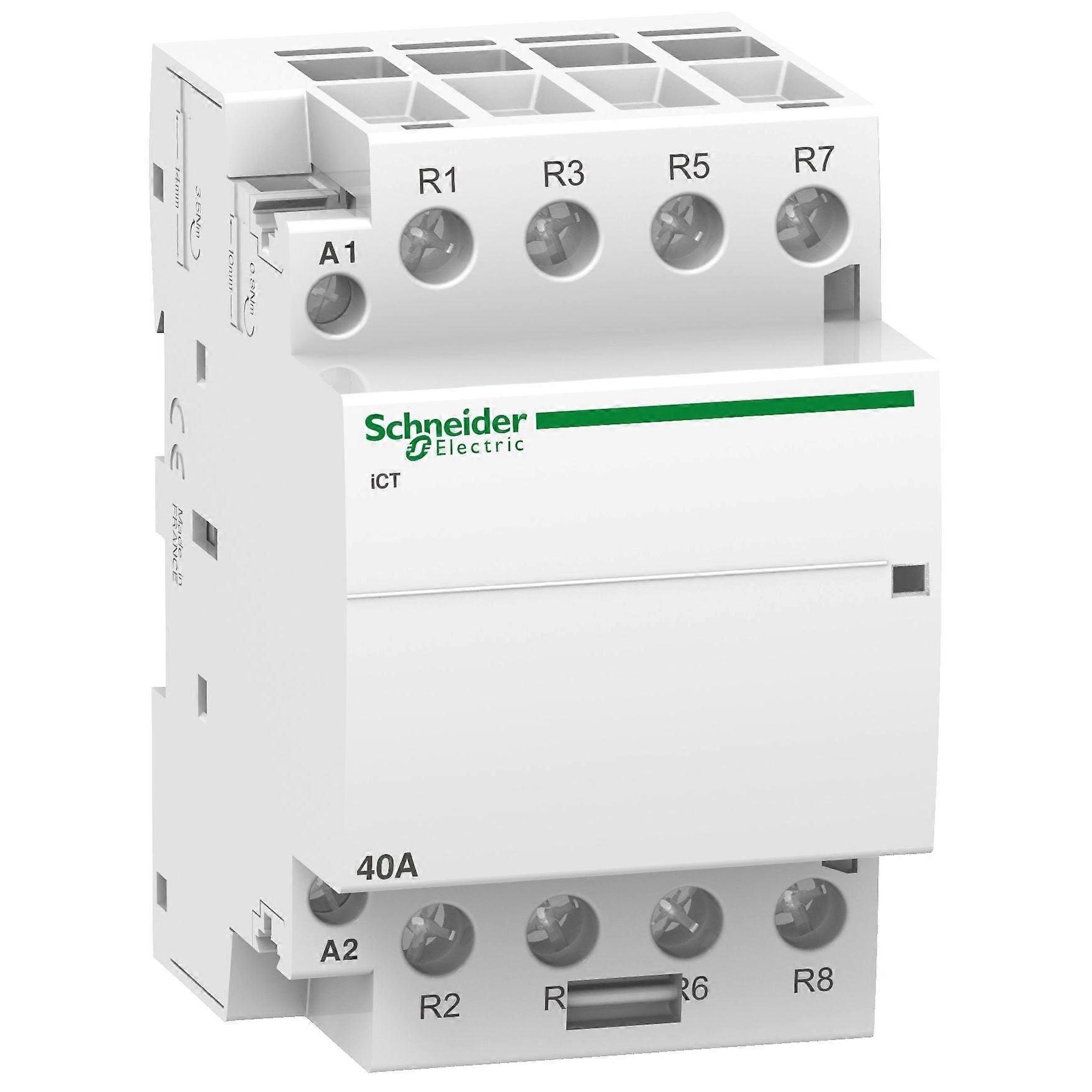 Schneider Contactor 40a 4p 230v Ac Ict Series A9c20847