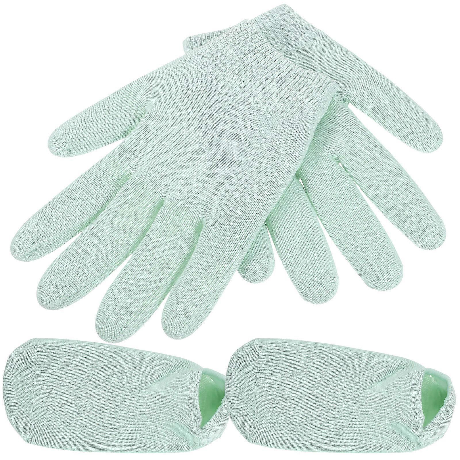 Here's a refined and professional product description for your **4pcs Moisturizing Gel Gloves & Socks Set**:
### 🧤✨ 4pcs Moisturizing Gel Gloves