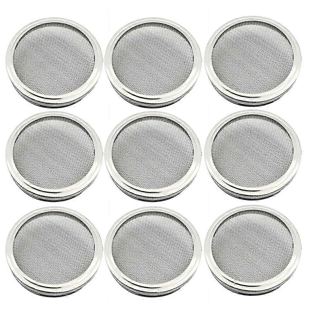 9Pcs Durable Sprouting Lids For Mason Jars Created For Safe And Easy Use In Home Sprouting Projects