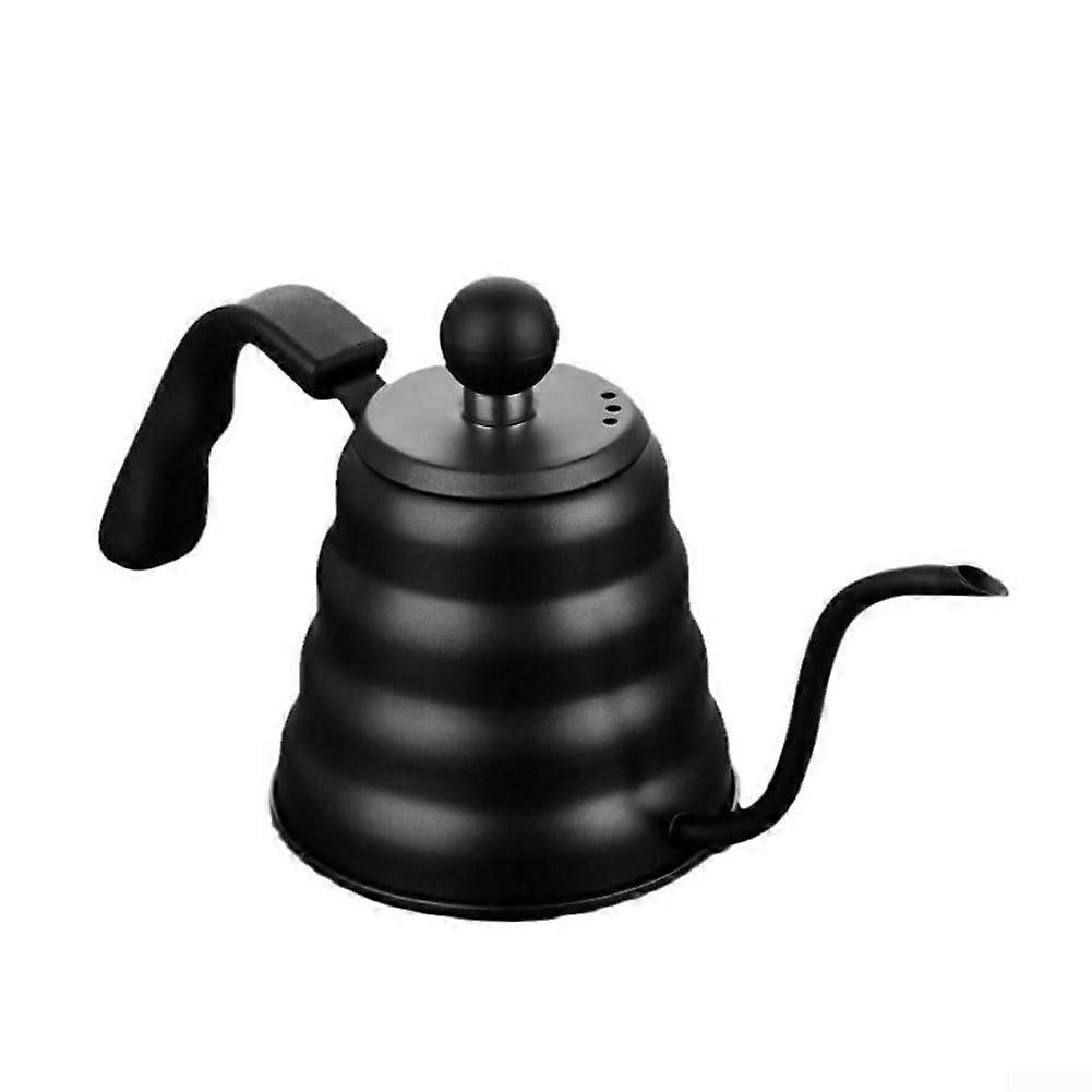 600ml Black Coffee Kettle - Sleek Modern Design for Easy Pouring and Effortless Cleaning