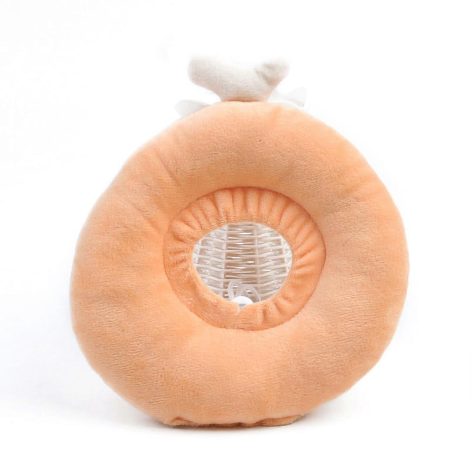 Adjustable Cat Cone Collar, Soft Plush Fabric With PP Cotton, Donut Recovery Collar, Stop Licking, Cat & Dog, Drumstick