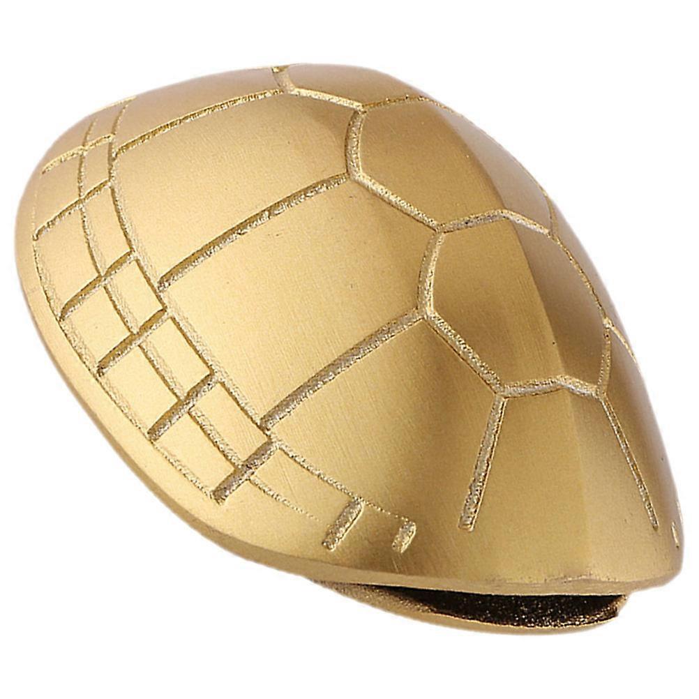 Brass Figurines Turtle Shell Desk Adornment For Office Hotel Car 1Set