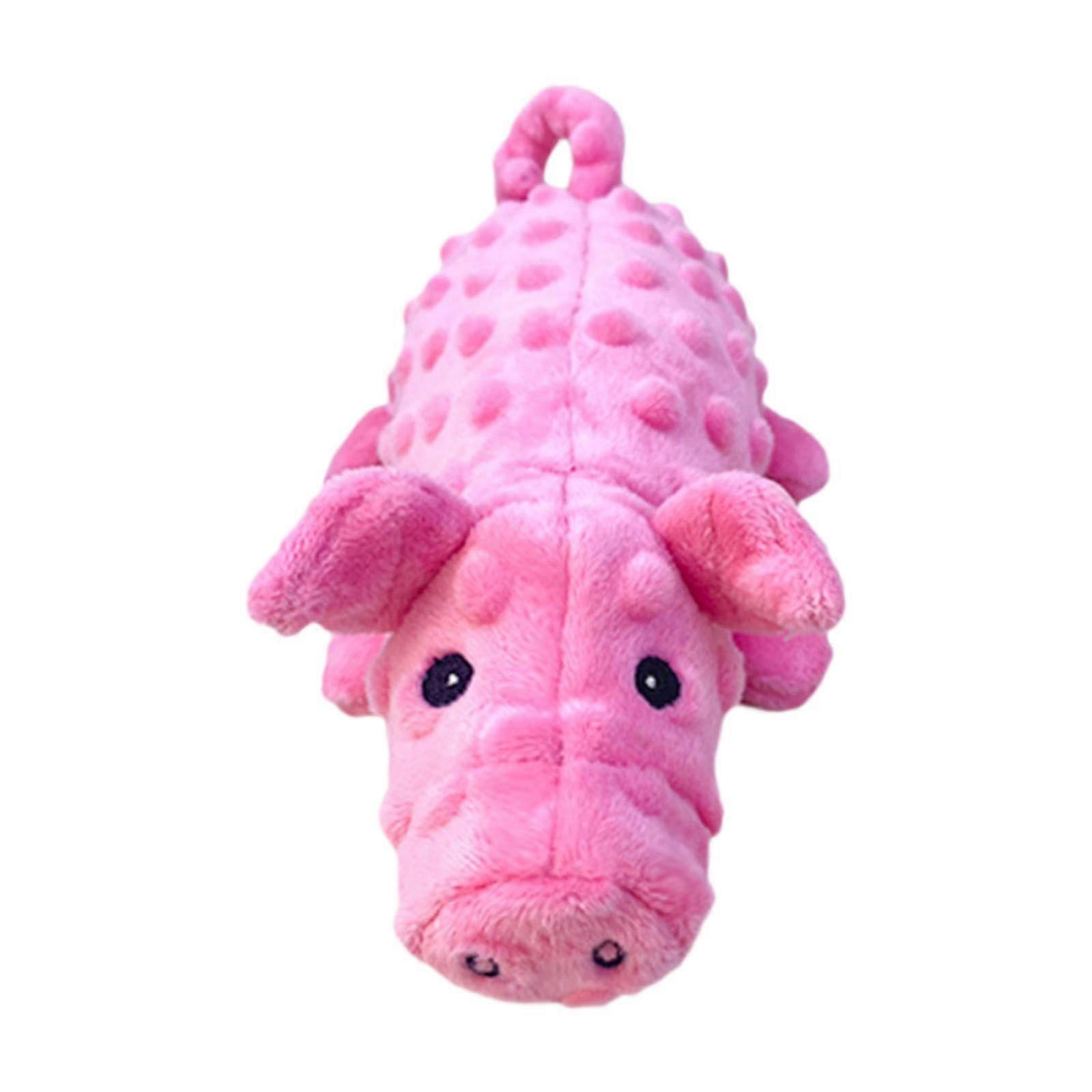 Squeaky dog toys, puppy chew toys, biteresistant training, interactive dog toys, stuffed plush toys for play, pink
