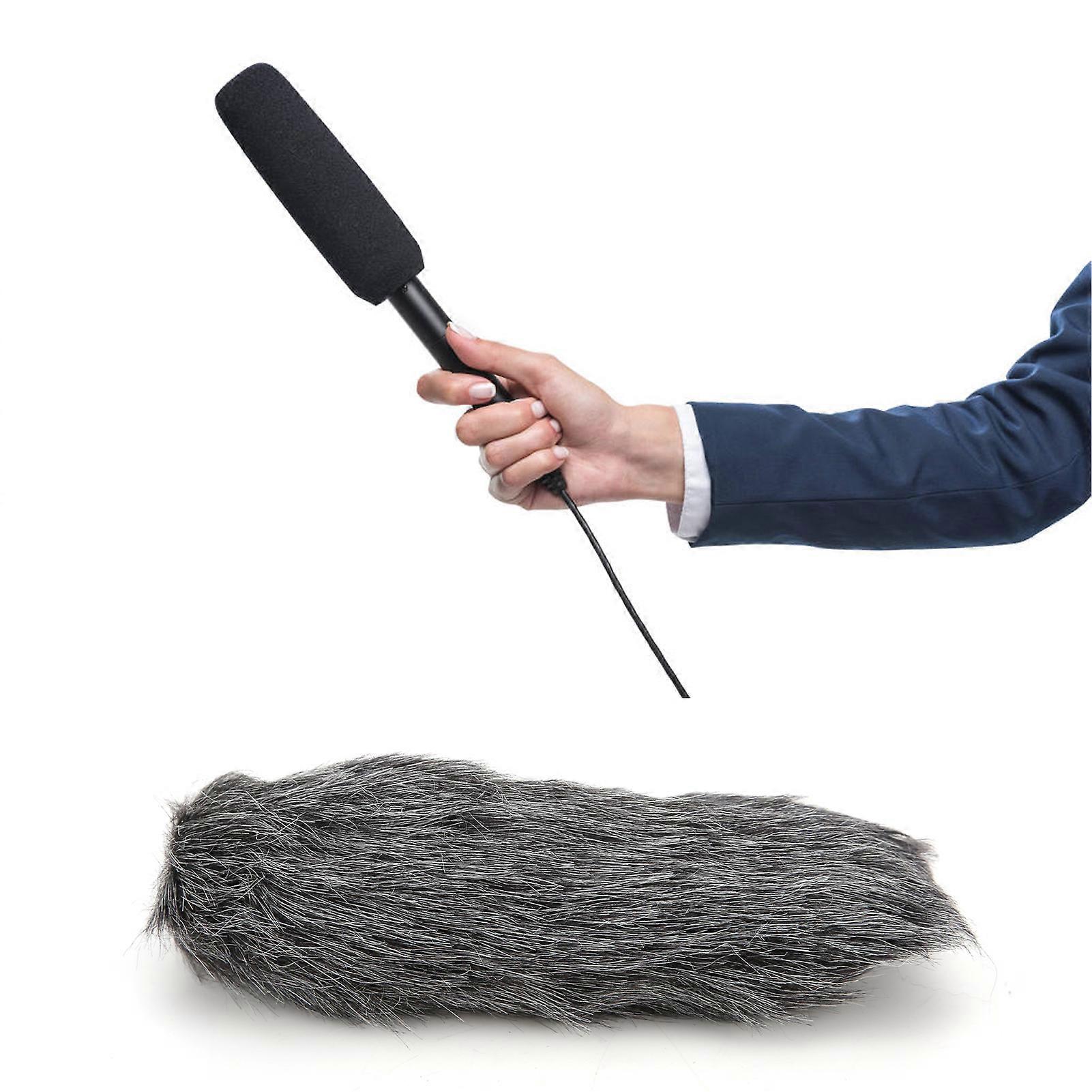 Interview Microphone Windshield Cover Furry Microphone Windscreen for VIDEOMIC GO