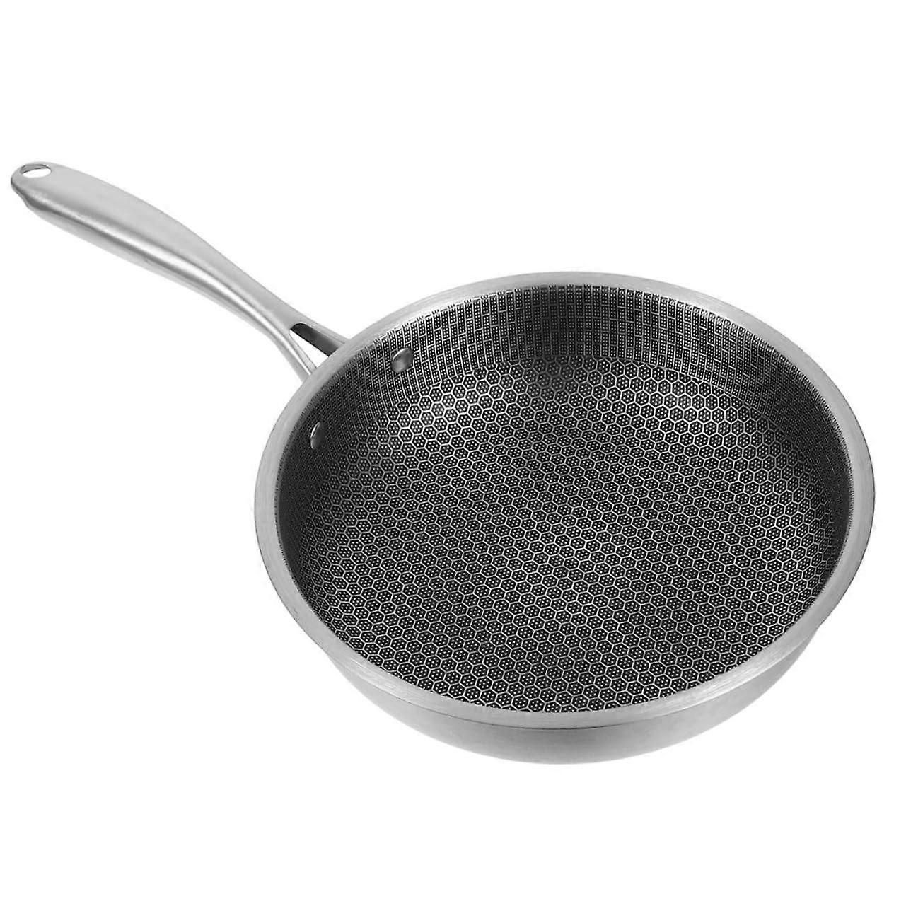 Stainless Steel Japanese Omelet Skillet Nonstick Frying Pan For Eggs Small Size Honeycomb Design