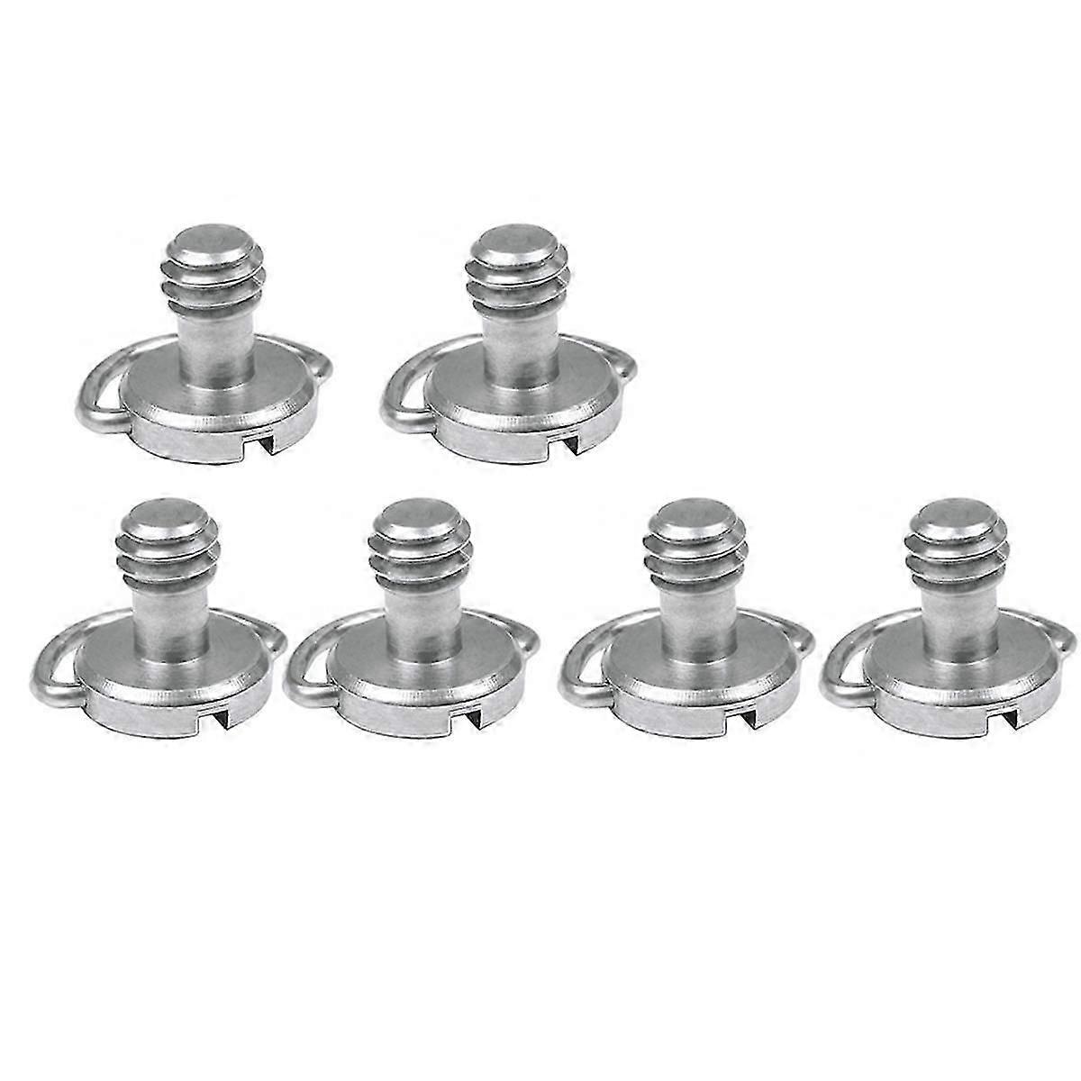 6Pcs Stainless Steel Quick Release Screws Shoulder Strap Quick Release Screws Camera C-Handle Tight