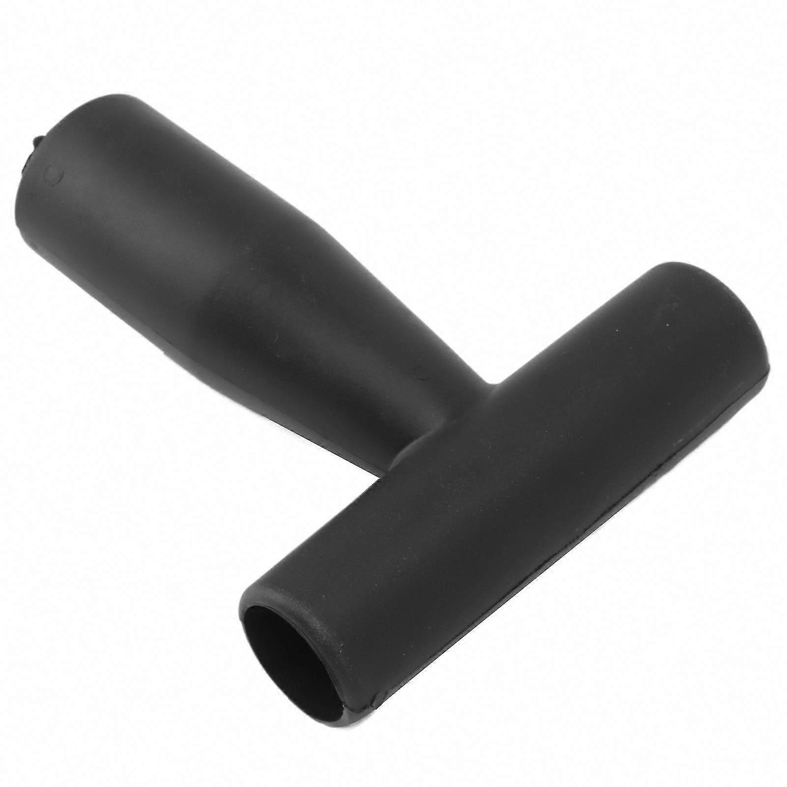 Durable T-Grip Shovel Handle Replacement - Lightweight, Non-Slip Plastic Snow Shovel Handle (3.4cm Inner Diameter)