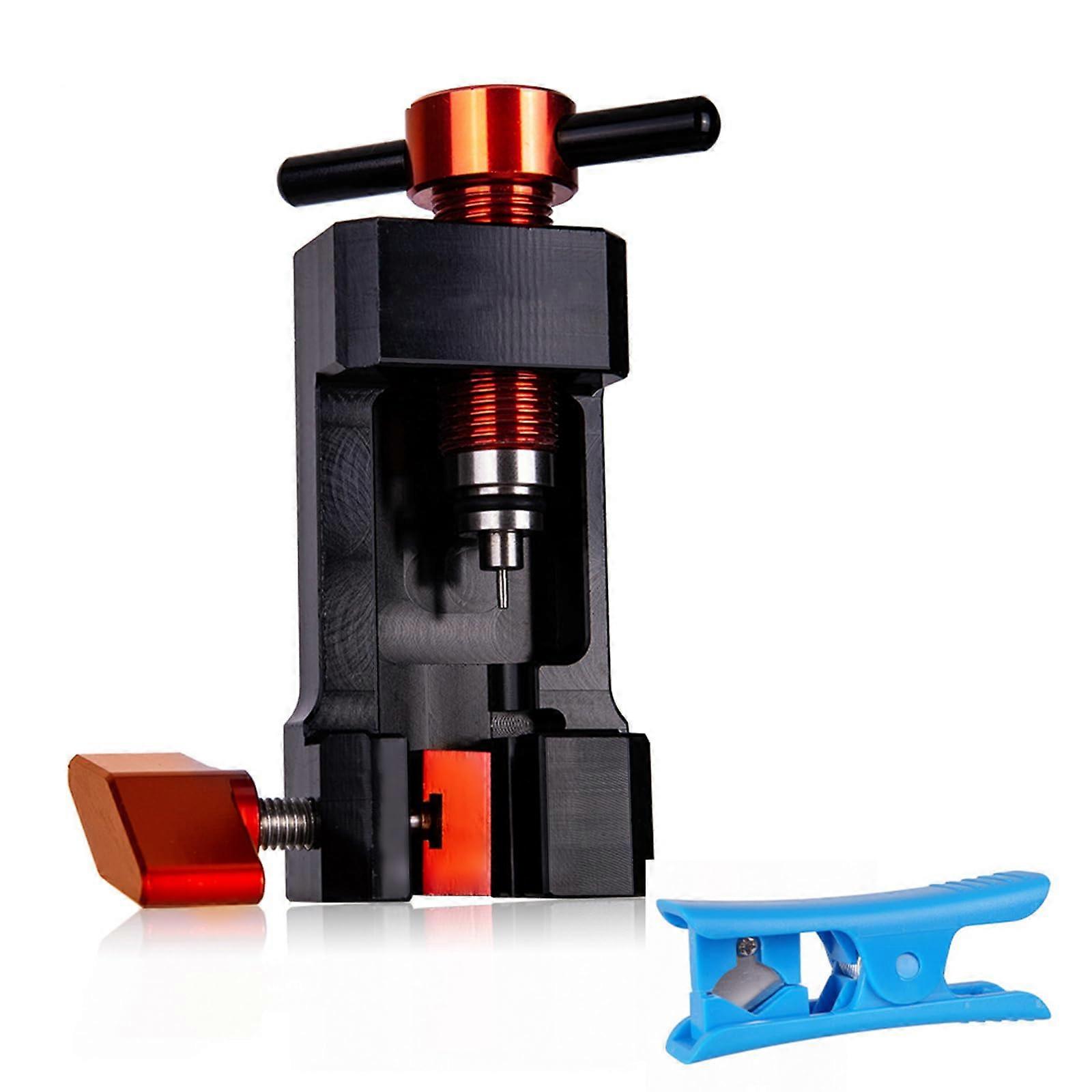 Bike Needle Driver Insertion Tool, Professional Hydraulic Hose Cutter for Bicycle Repair, Durable and Compatible with Various Models