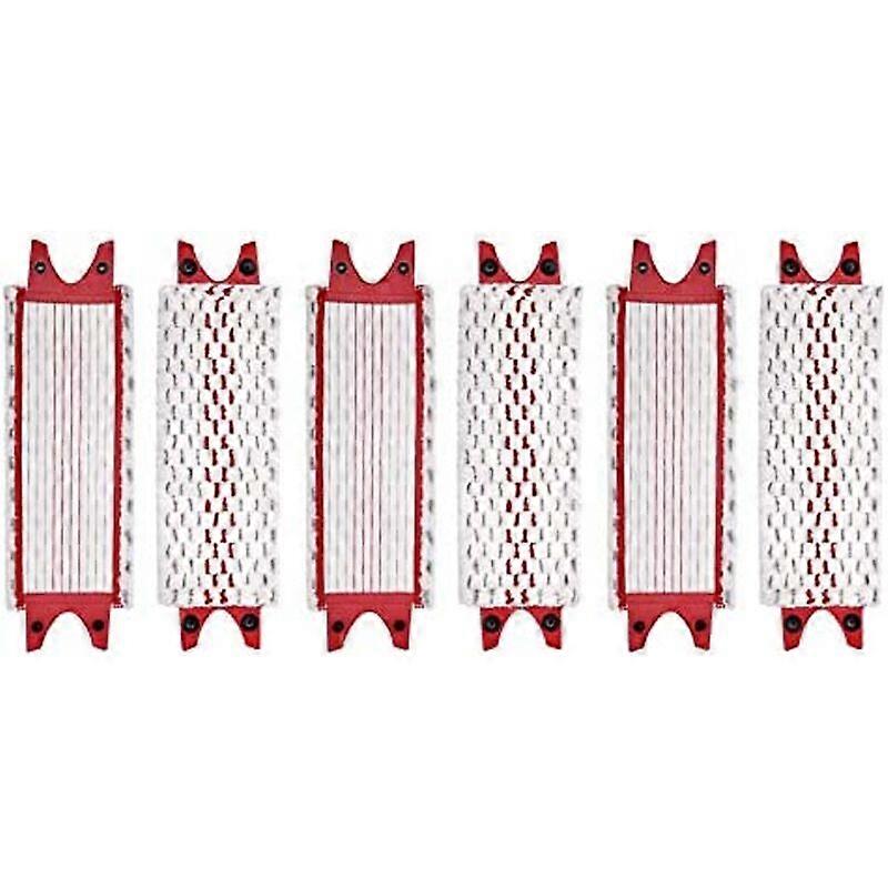 Pack of 6 microfibre replacement pads for Vileda Ultramax mop