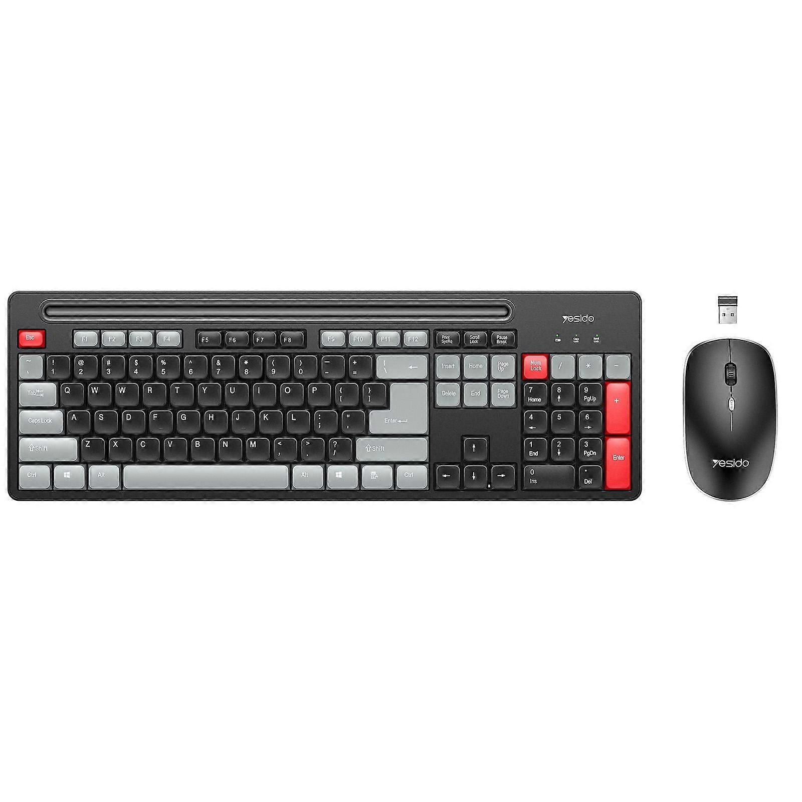 2.4G Wireless Keyboard Mouse Set Versione Araba