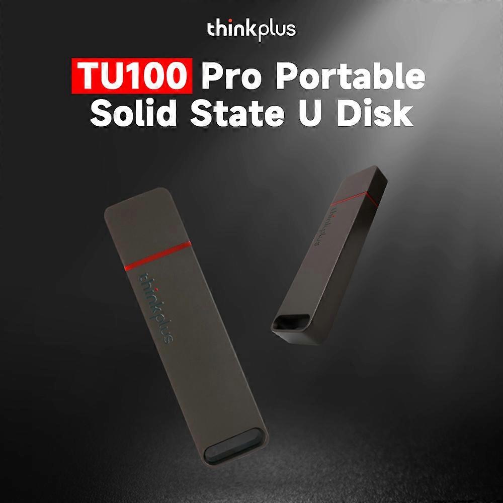 thinkplus TU100 Pro 128GB USB3.1 Portable Solid State U Disk Metal USB Flash Drive Ultra-fast Transmission