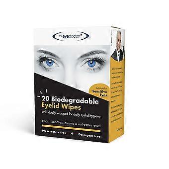 The Eye Doctor Biodegradable Gentle 20 wipes per box - 4 Pack