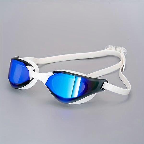 Anti-fog swimming goggles, 1 piece, electroplated lenses suitable for multiple scenarios