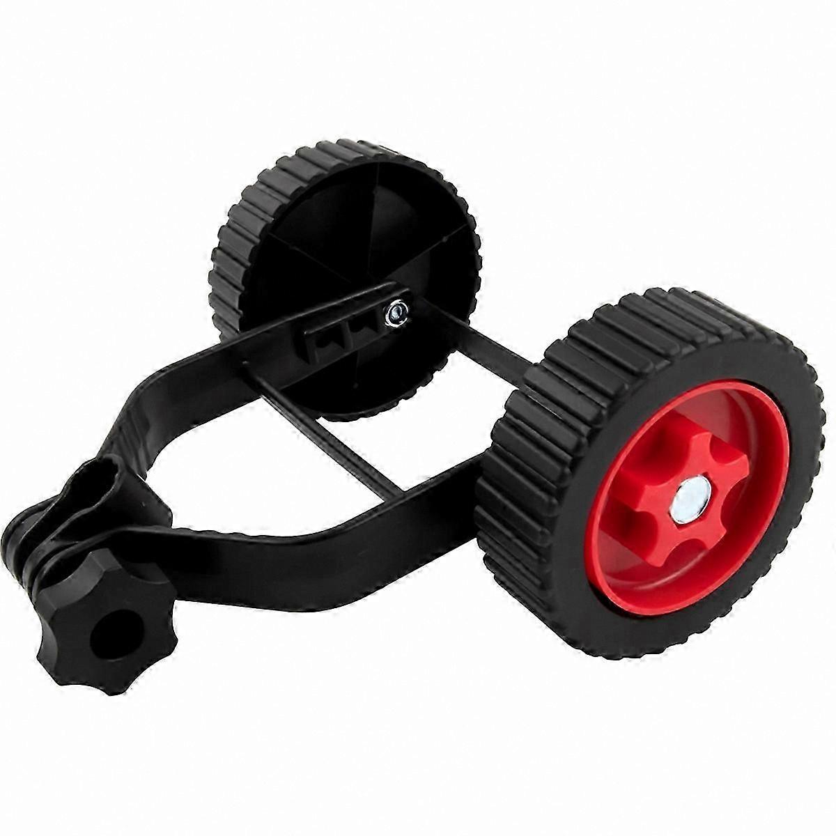 Universal Adjustable Wheel Kit for Lawn Mowers and Trimmers with Support Wheels