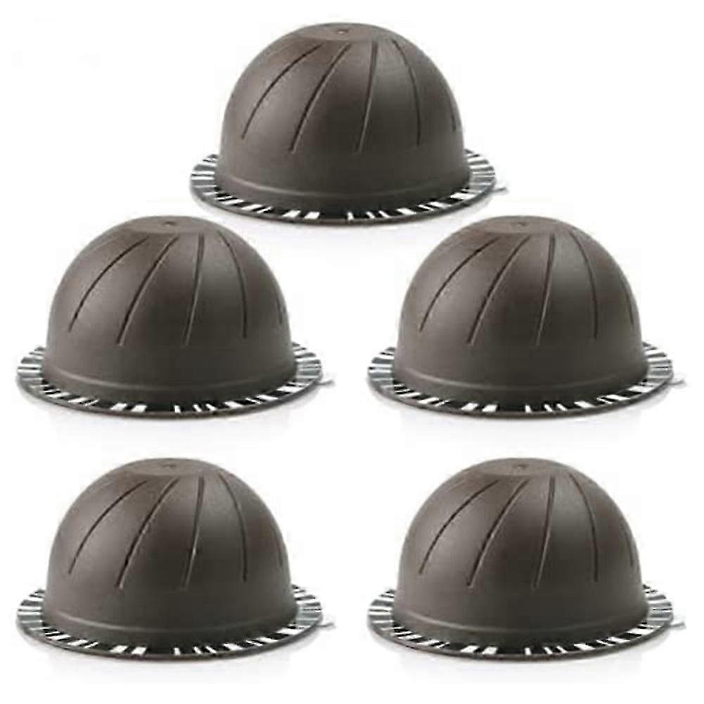 5PC Reusable Using Coffee Capsule for Vertuo Vertuoline Refillable Pods 150ML