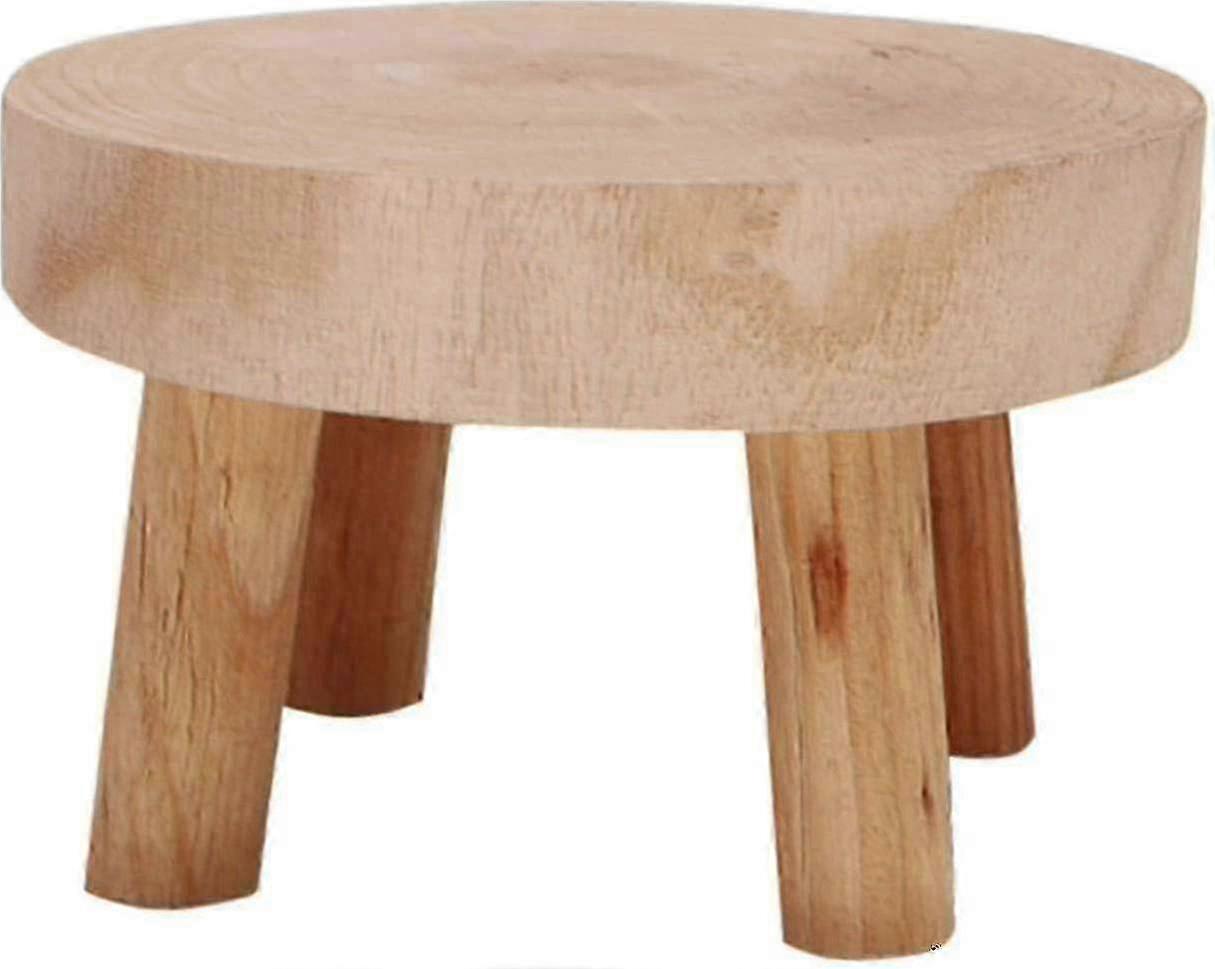 Mini Runde Naturholz Hocker, Gartenhocker, - 3,5 "