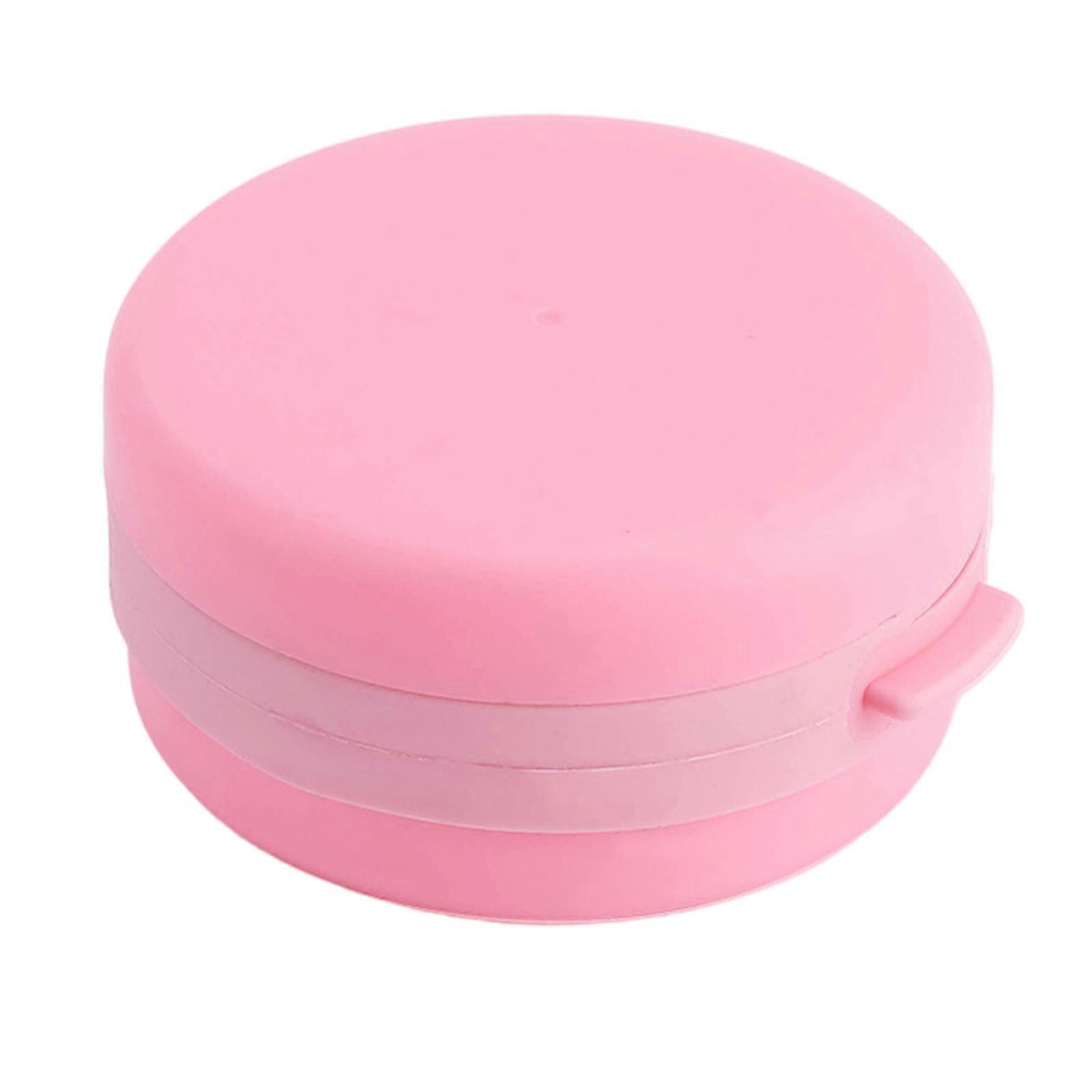 Silicone Body Brush For Bath Time Massage Deep Pore Cleansing And Scalp Relaxation Non Slip Multi Functional Pink 8.5x8.5cm