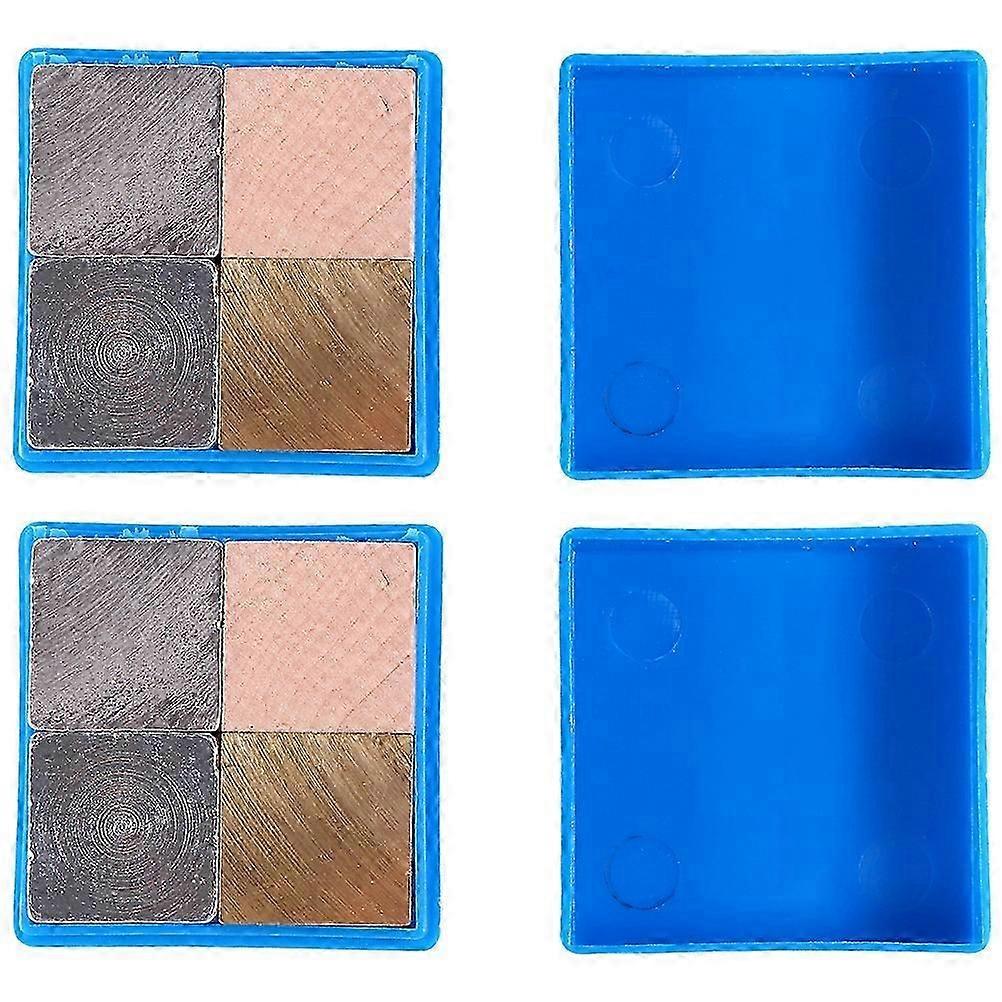 8 Pcs Cube Set Aluminum Copper Iron for Density Investigation Heat Experiments